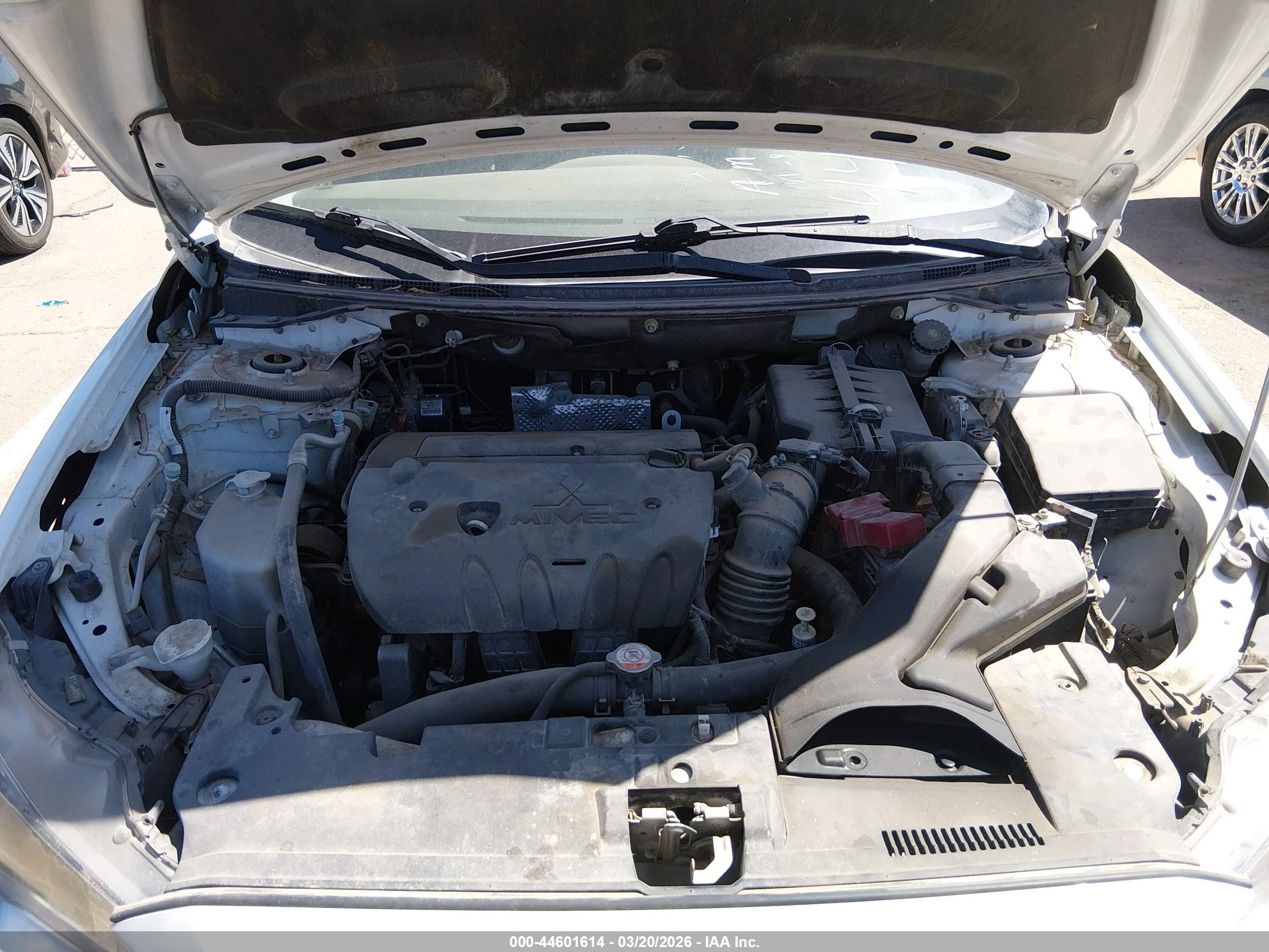 2015 Mitsubishi Lancer Es White vin: JA32U2FU4FU021131