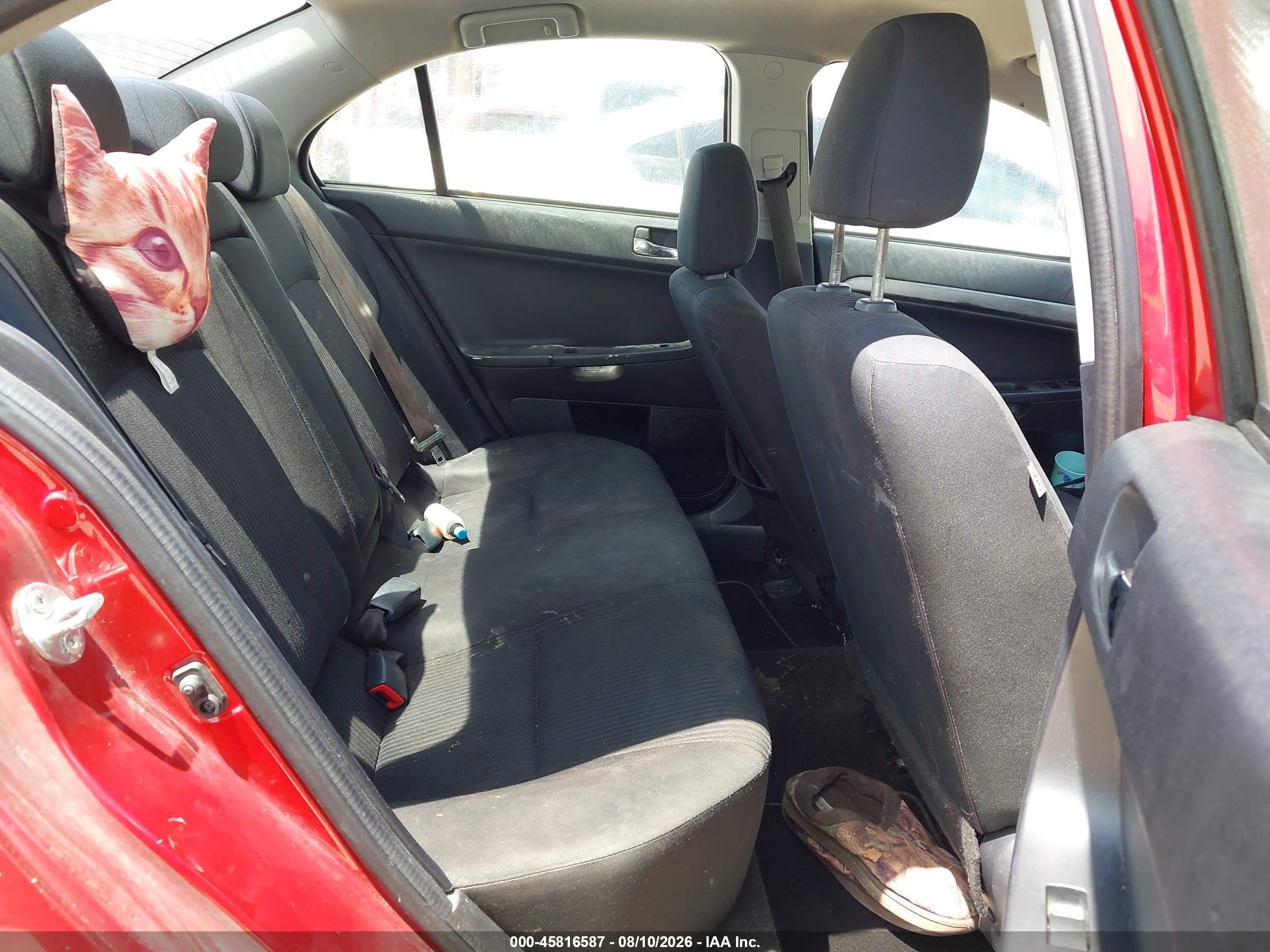 2015 Mitsubishi Lancer Es Red vin: JA32U2FU4FU025227