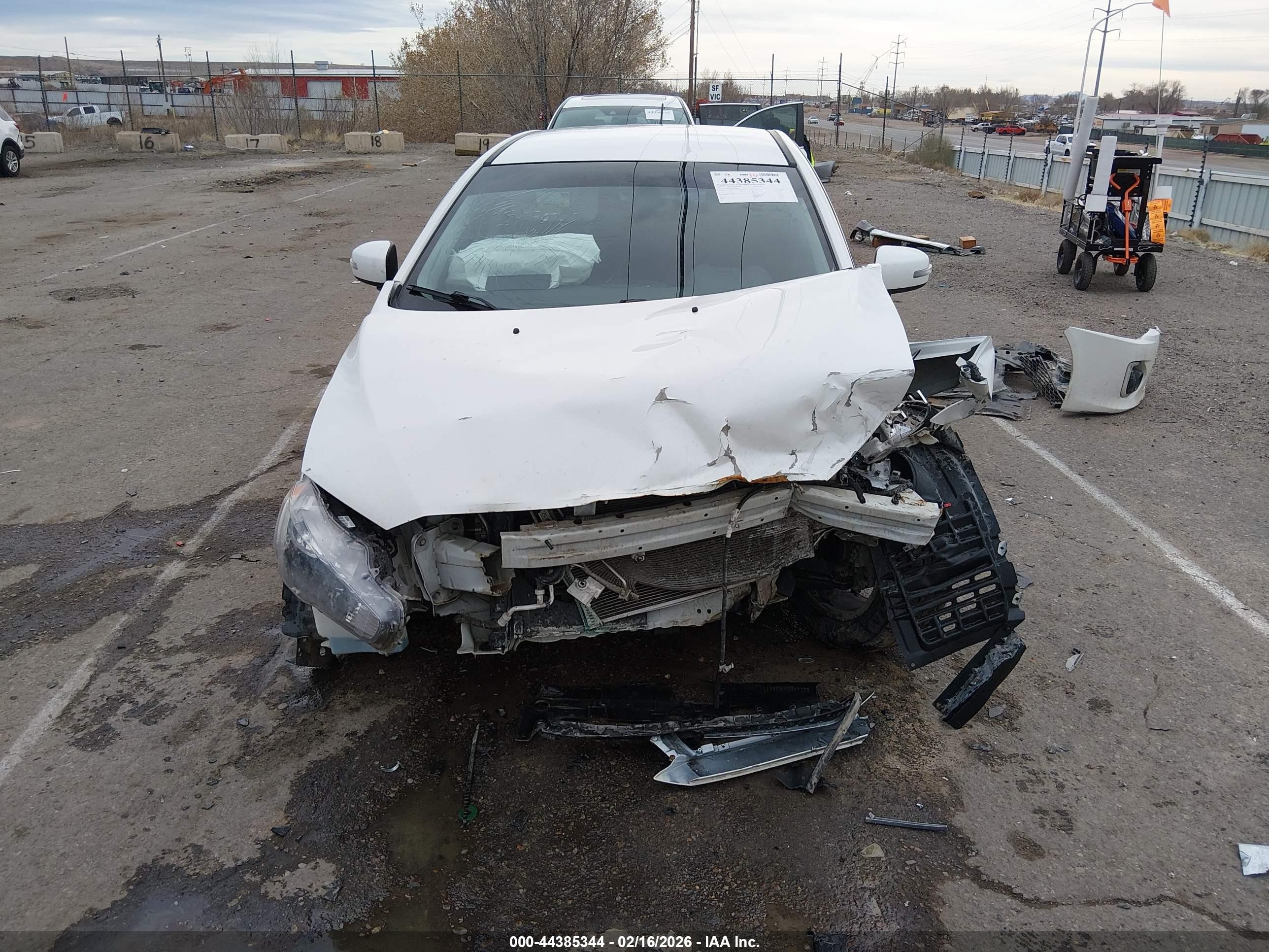 2017 Mitsubishi Lancer Es White vin: JA32U2FU4HU007894
