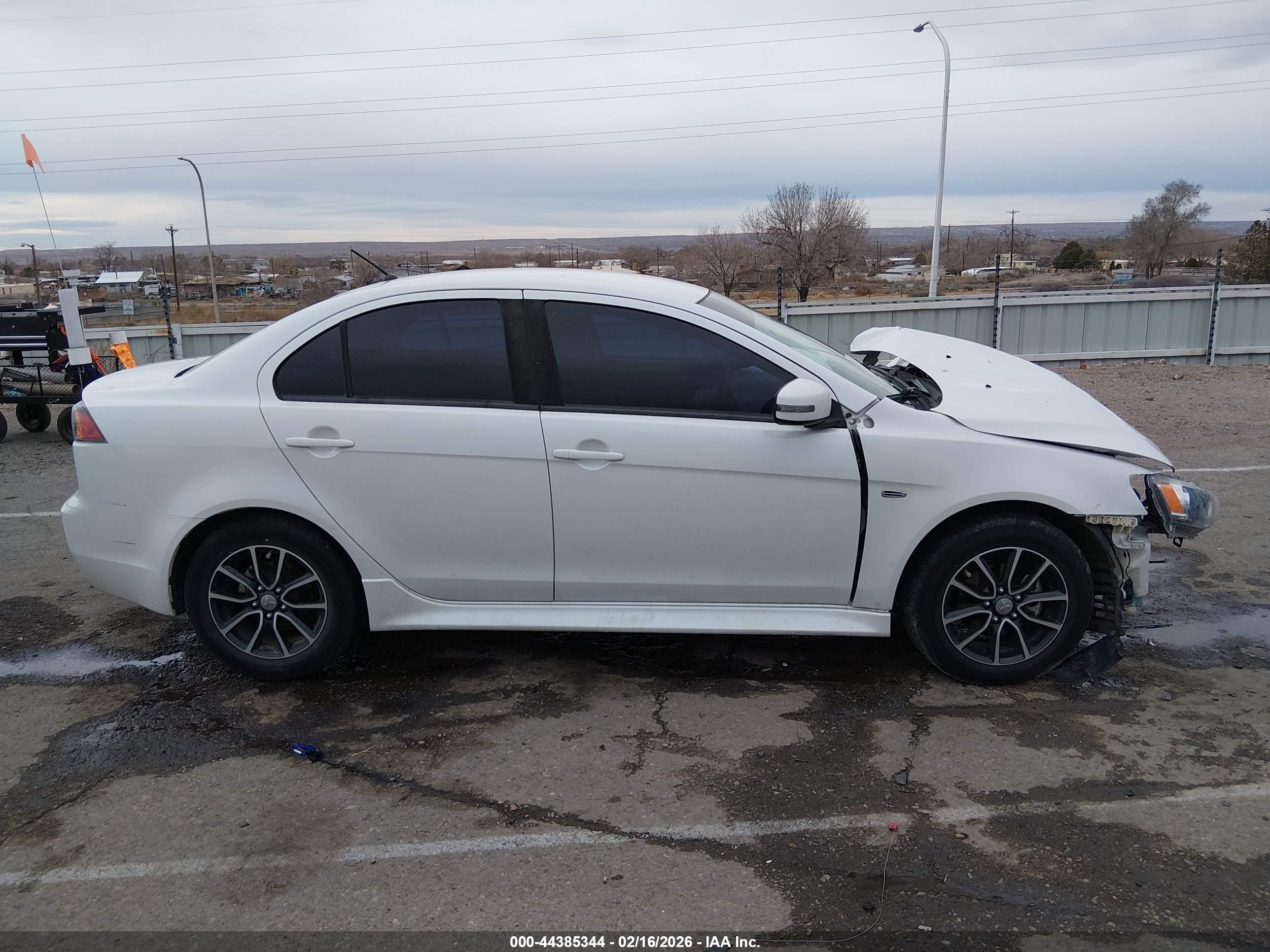 2017 Mitsubishi Lancer Es White vin: JA32U2FU4HU007894