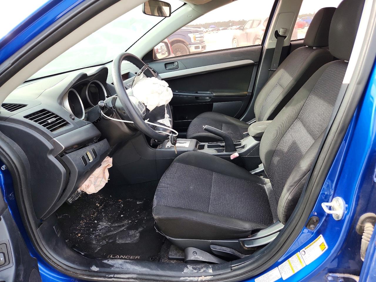 2010 Mitsubishi Lancer Синий vin: JA32U2FU5AU013449