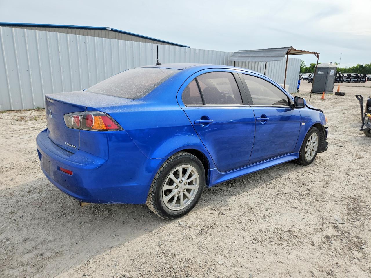 2010 Mitsubishi Lancer Синий vin: JA32U2FU5AU013449