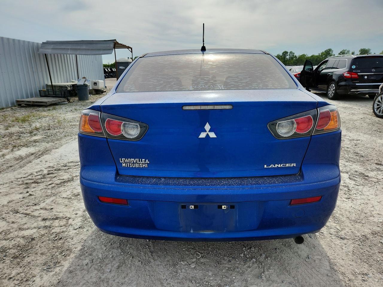 2010 Mitsubishi Lancer Синий vin: JA32U2FU5AU013449
