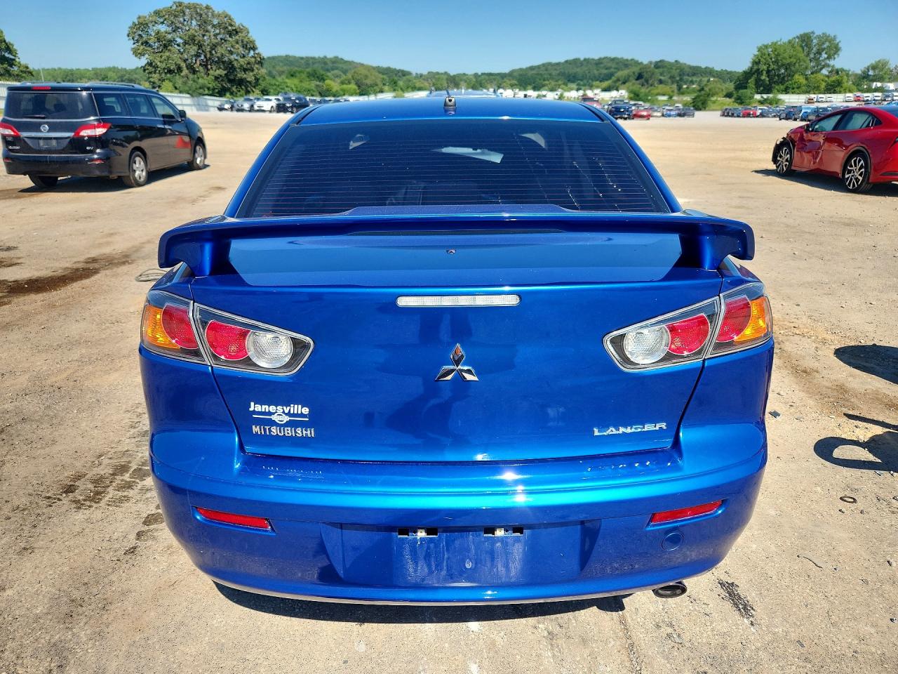 2010 Mitsubishi Lancer Es/es Sport Blue vin: JA32U2FU5AU020160