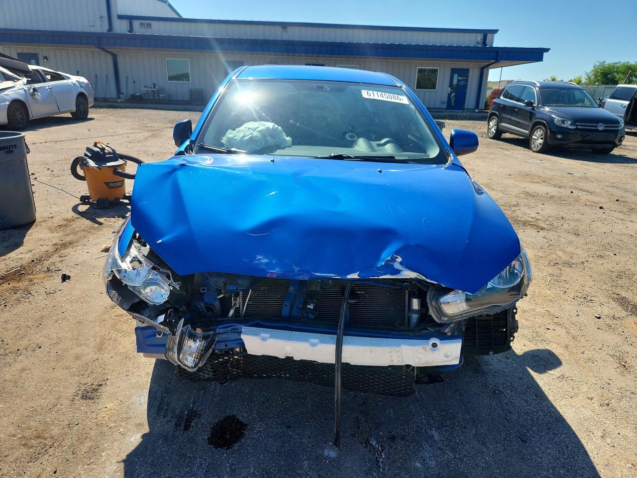 2010 Mitsubishi Lancer Es/es Sport Blue vin: JA32U2FU5AU020160
