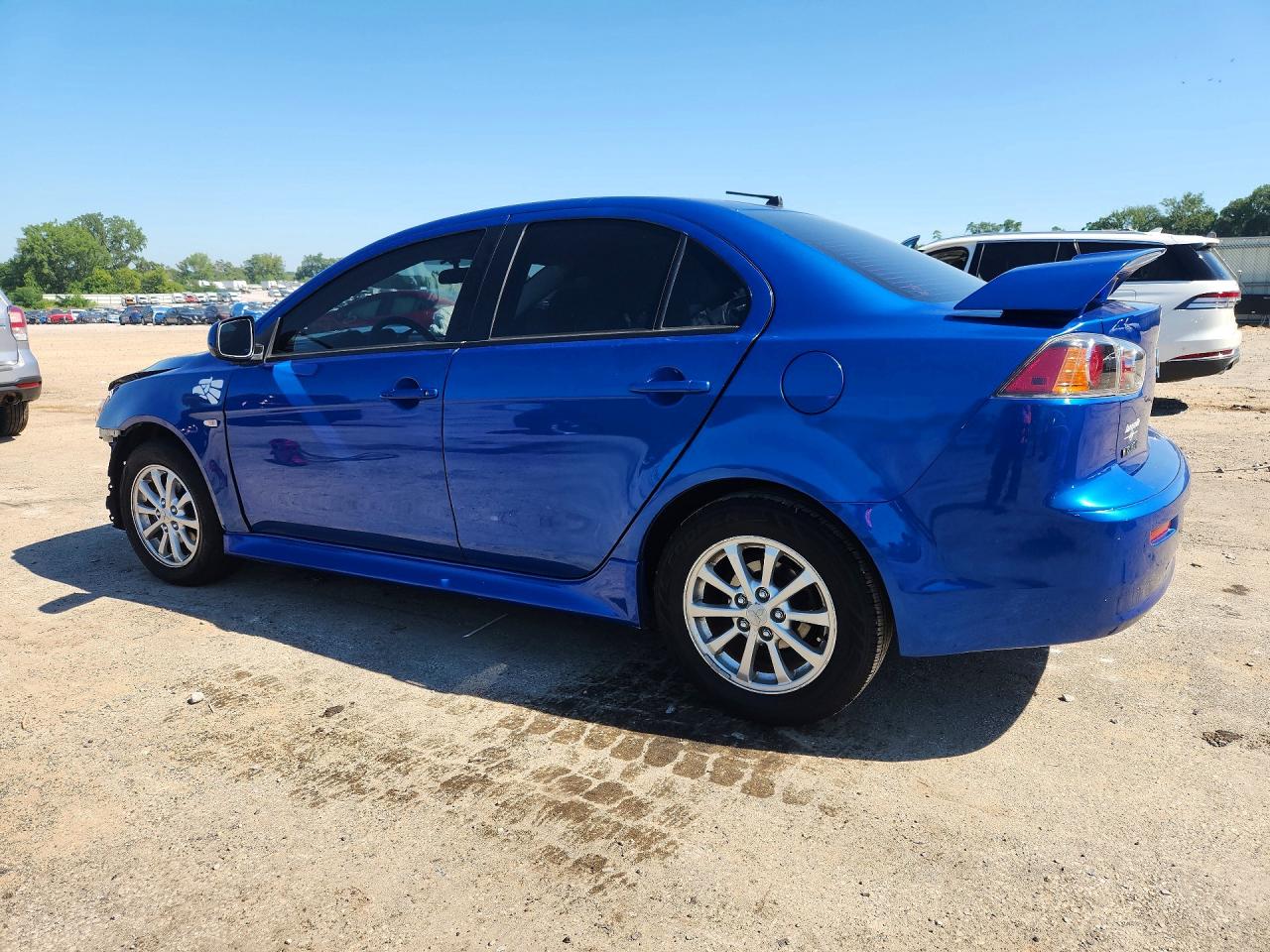2010 Mitsubishi Lancer Es/es Sport Blue vin: JA32U2FU5AU020160