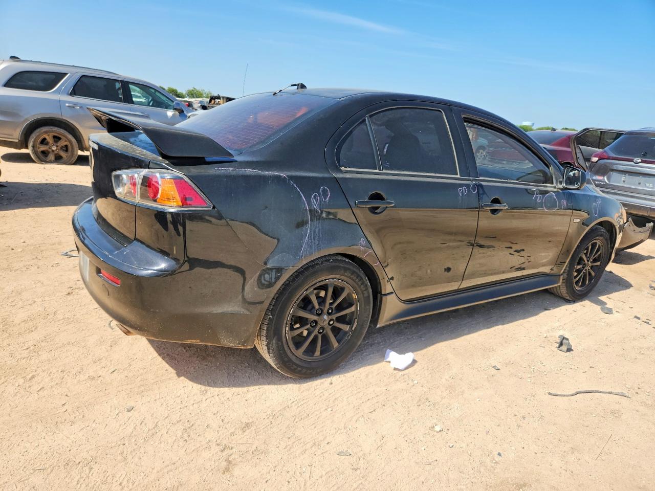 2010 Mitsubishi Lancer Es/es Sport Black vin: JA32U2FU5AU023236