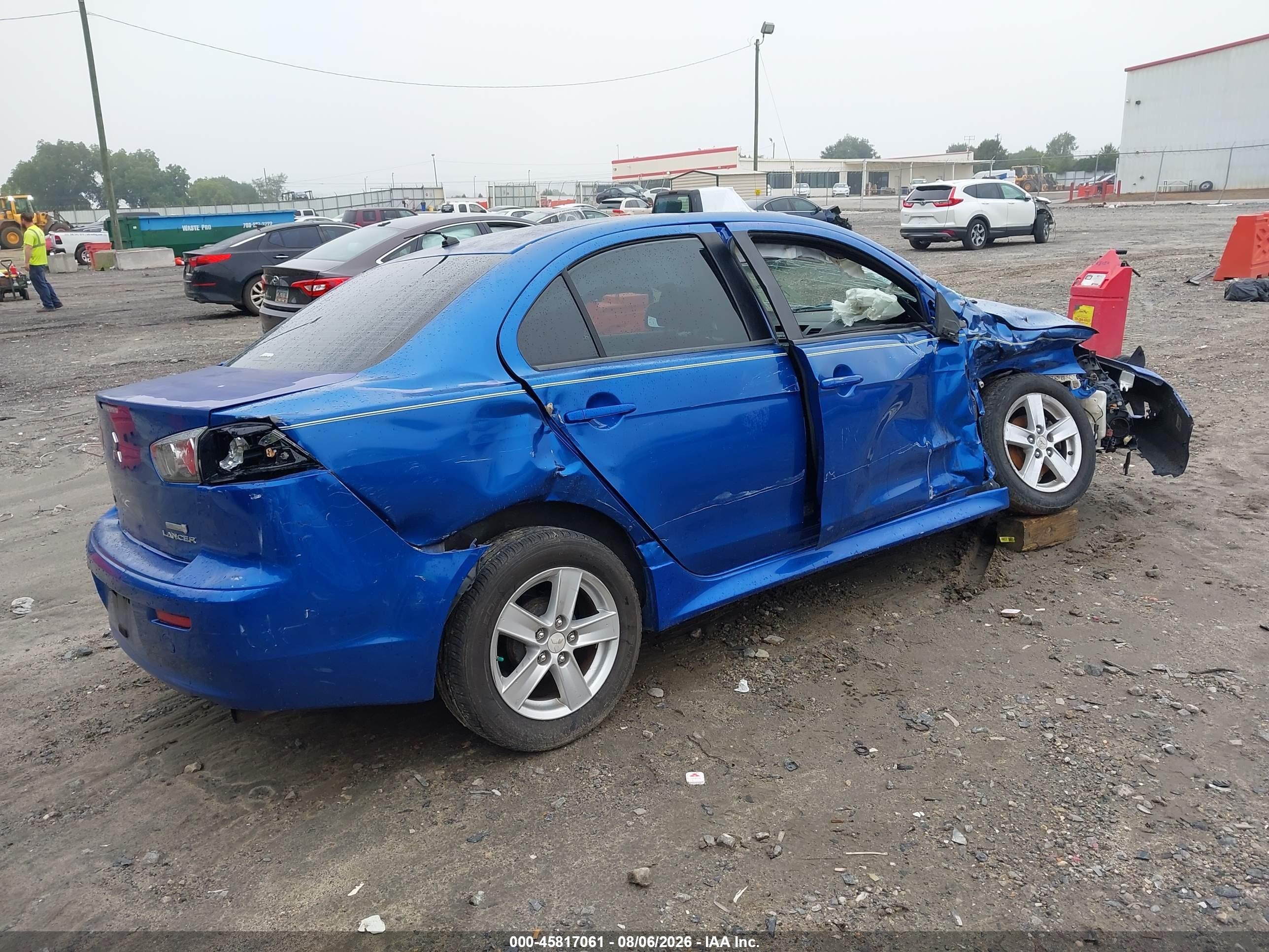 2011 Mitsubishi Lancer Es Blue vin: JA32U2FU5BU002310