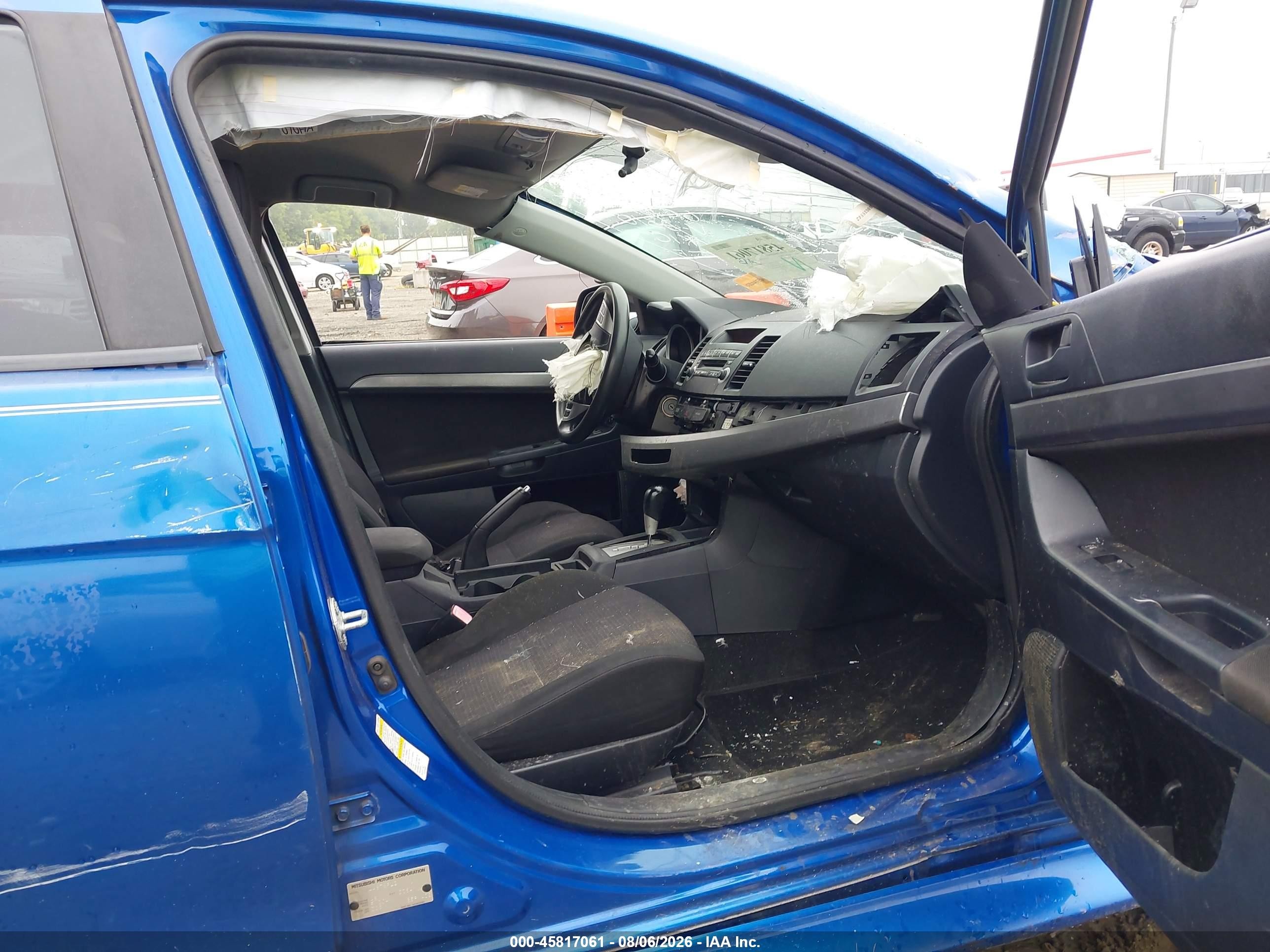 2011 Mitsubishi Lancer Es Blue vin: JA32U2FU5BU002310