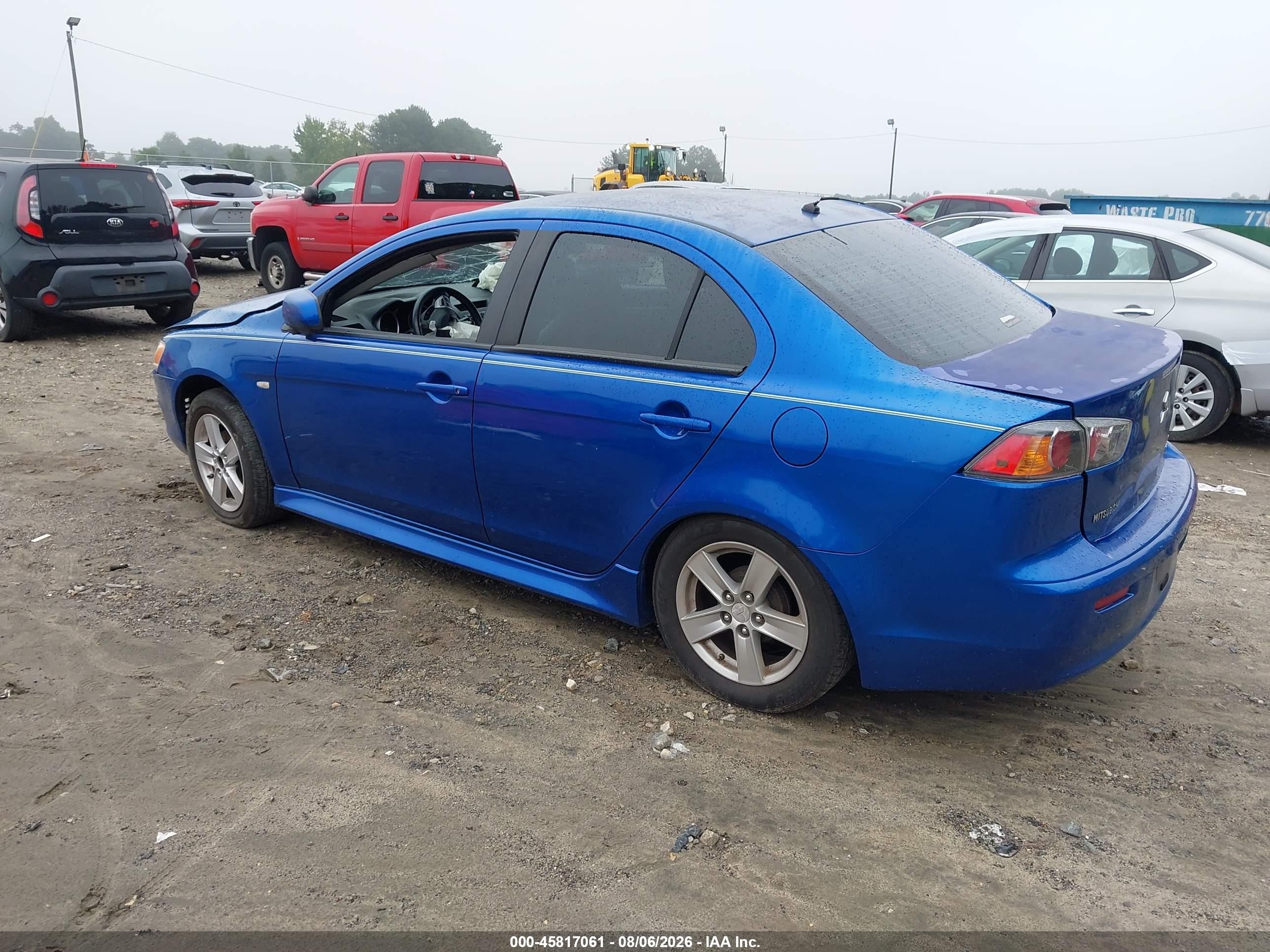 2011 Mitsubishi Lancer Es Blue vin: JA32U2FU5BU002310