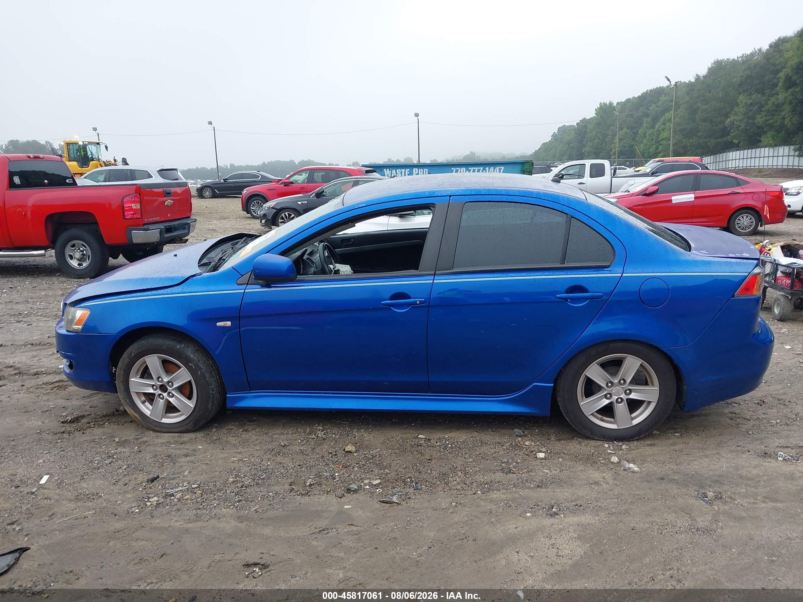 2011 Mitsubishi Lancer Es Blue vin: JA32U2FU5BU002310
