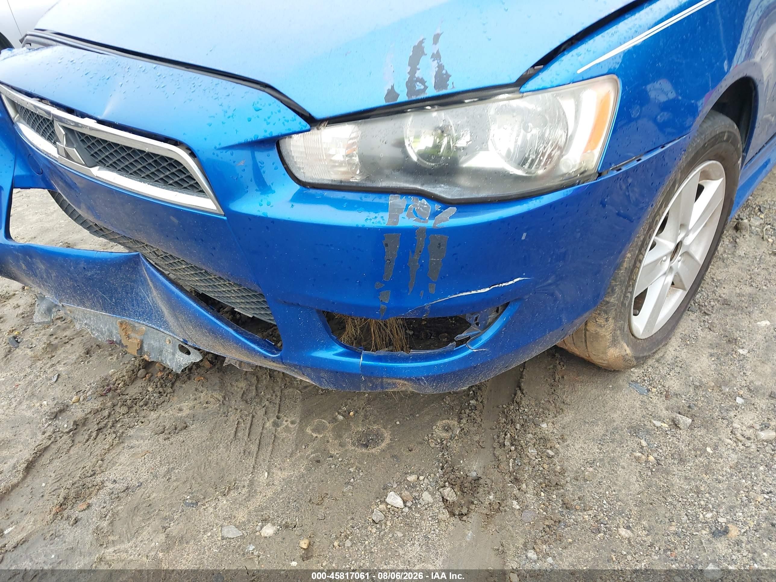 2011 Mitsubishi Lancer Es Blue vin: JA32U2FU5BU002310