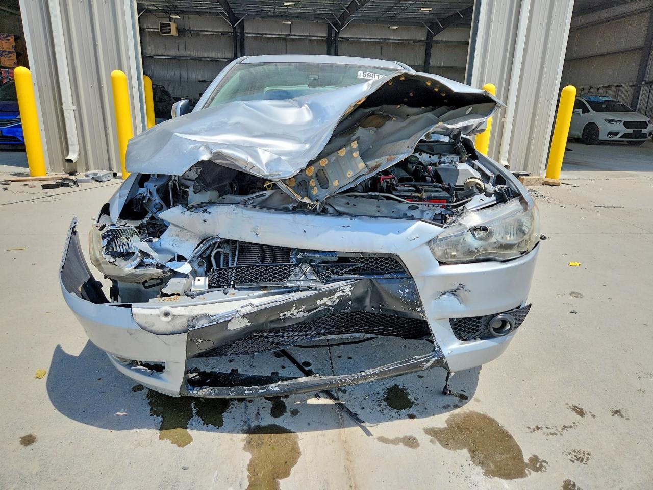 2011 Mitsubishi Lancer Silver vin: JA32U2FU5BU018538