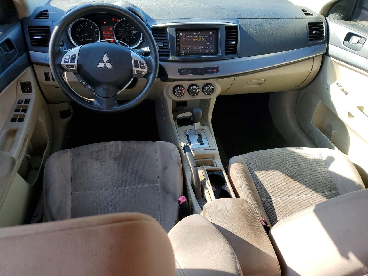 2011 Mitsubishi Lancer Red vin: JA32U2FU5BU041074