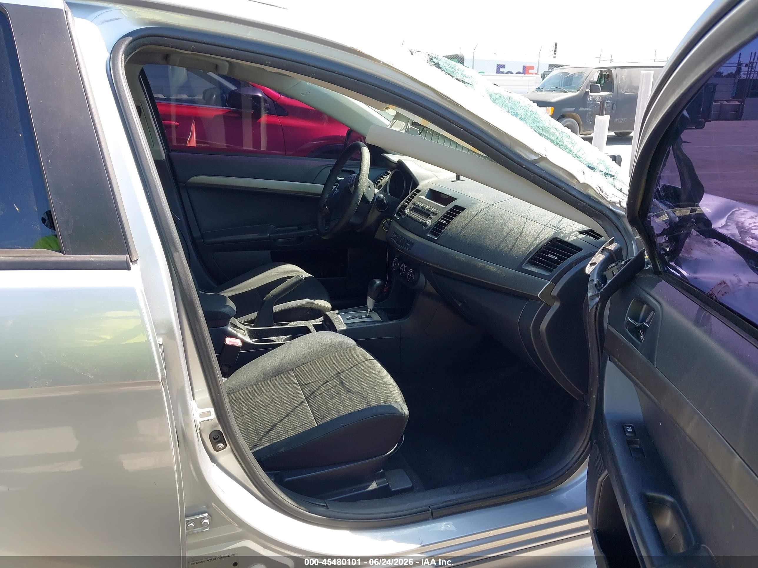 2012 Mitsubishi Lancer Es Silver vin: JA32U2FU5CU015964