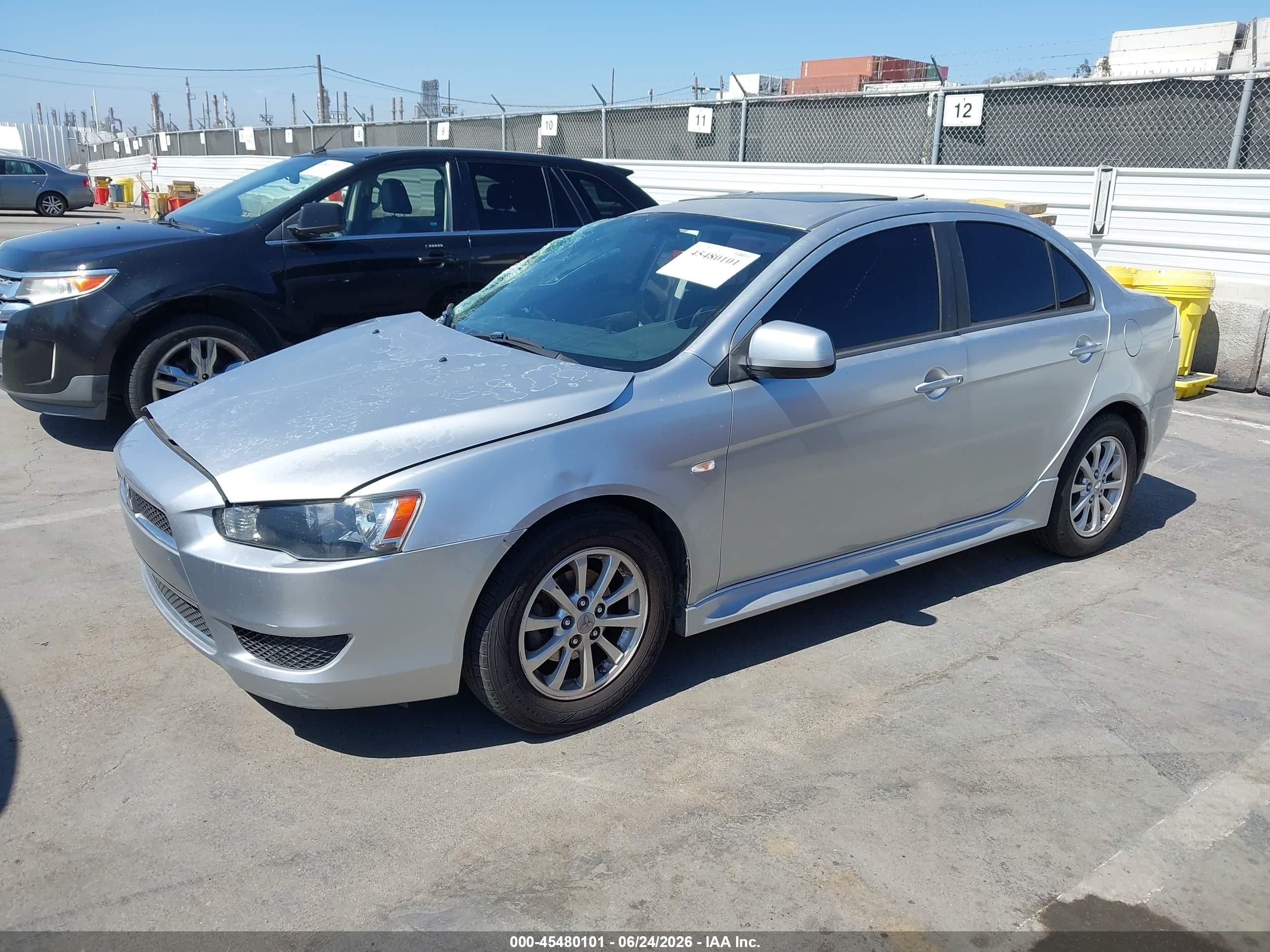 2012 Mitsubishi Lancer Es Silver vin: JA32U2FU5CU015964