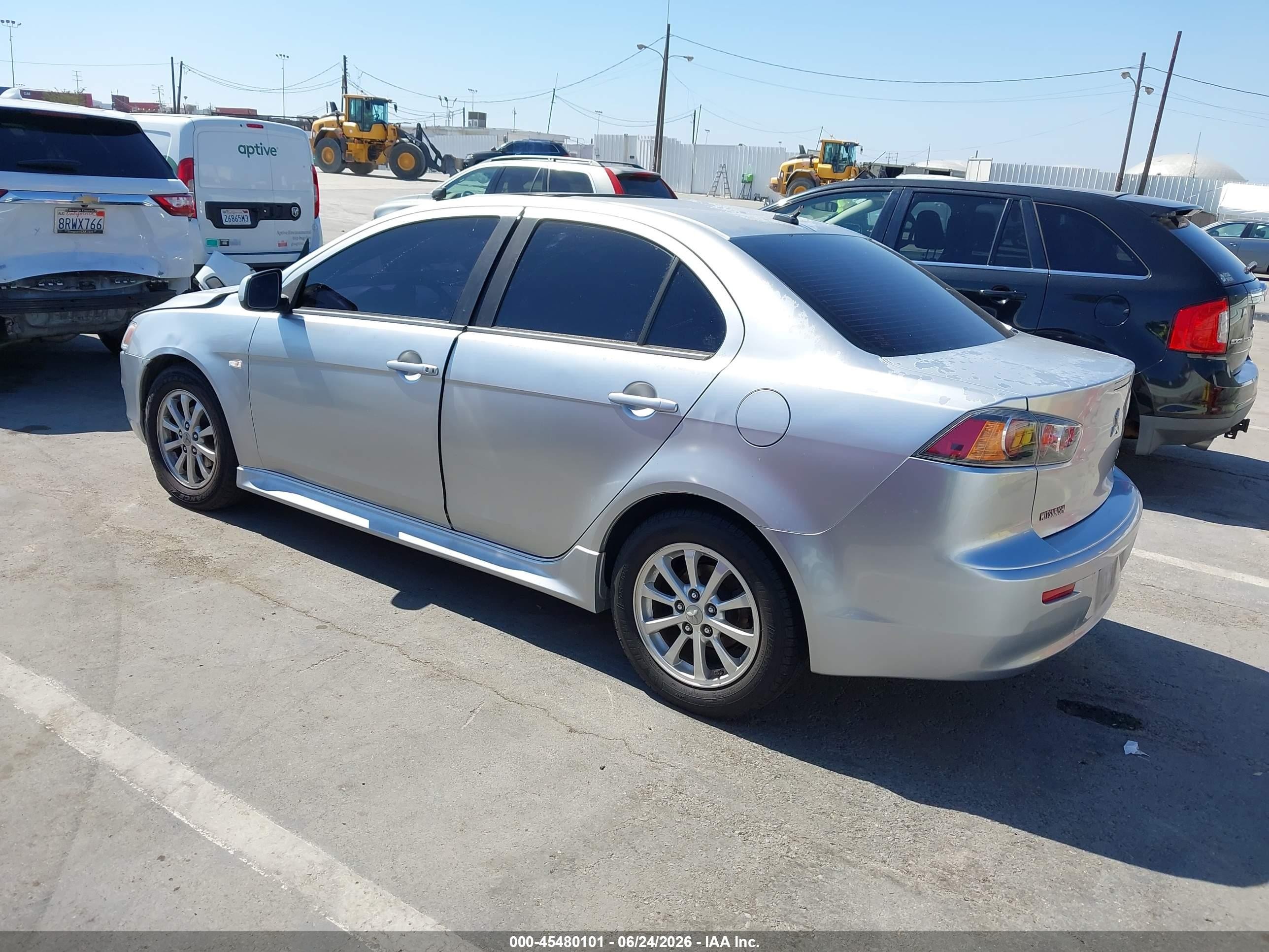 2012 Mitsubishi Lancer Es Silver vin: JA32U2FU5CU015964