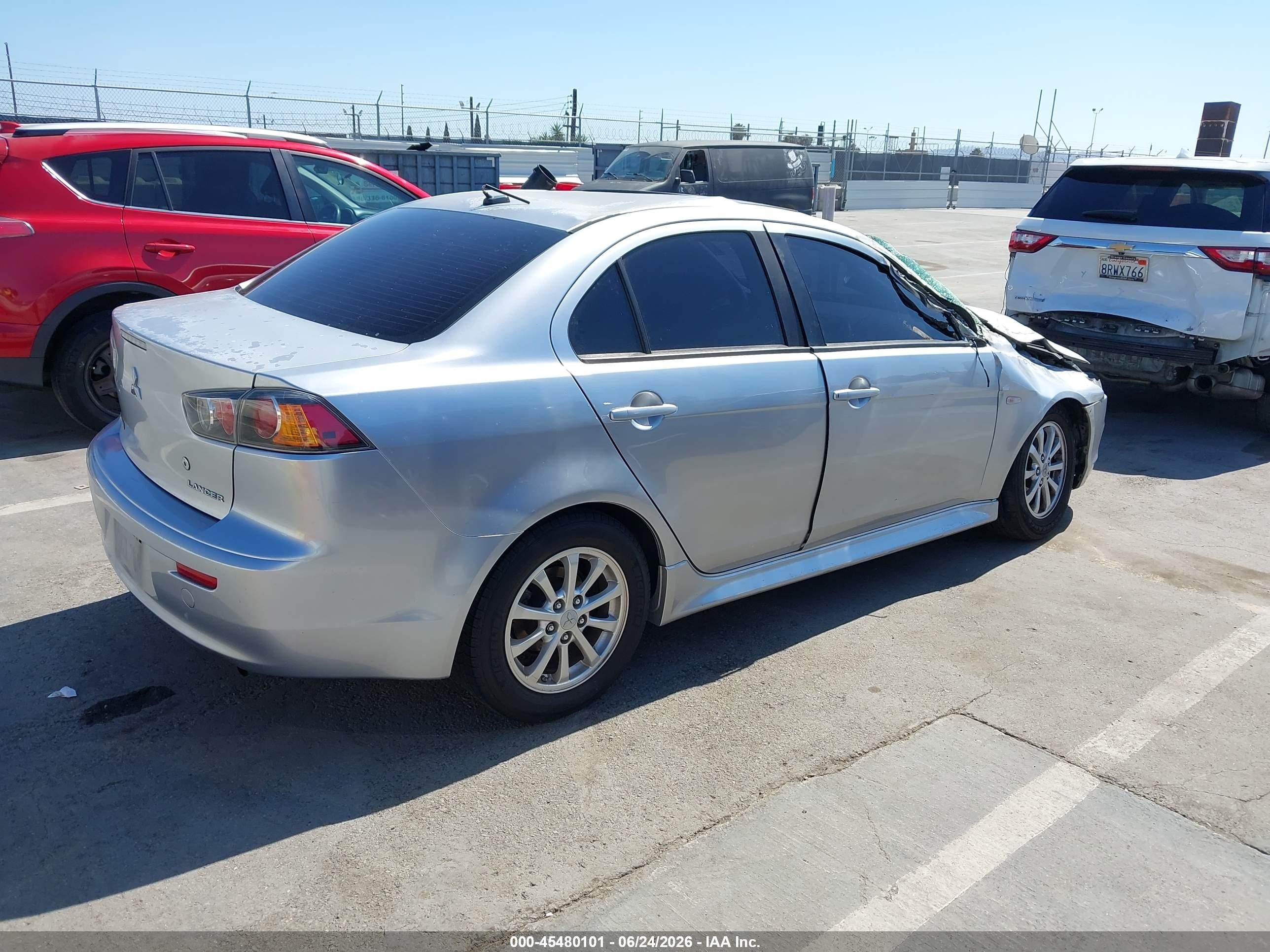 2012 Mitsubishi Lancer Es Silver vin: JA32U2FU5CU015964