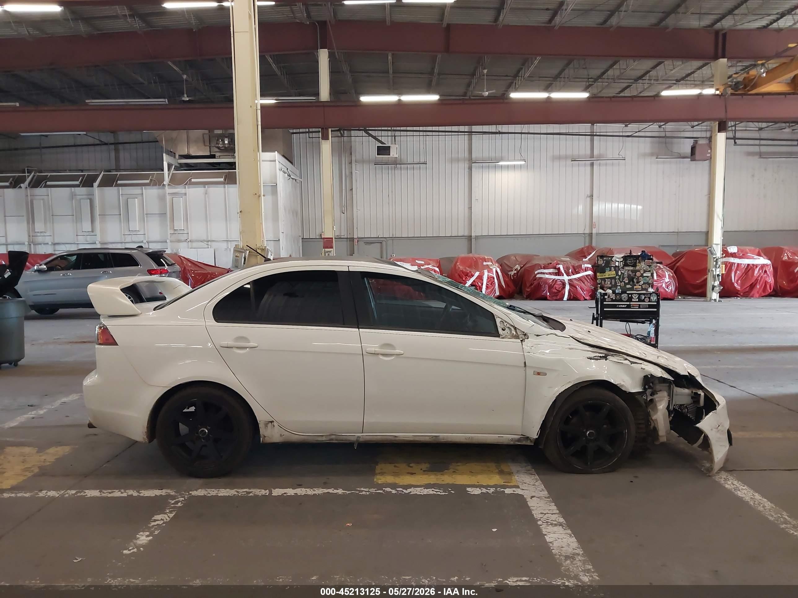 2013 Mitsubishi Lancer Es White vin: JA32U2FU5DU001094