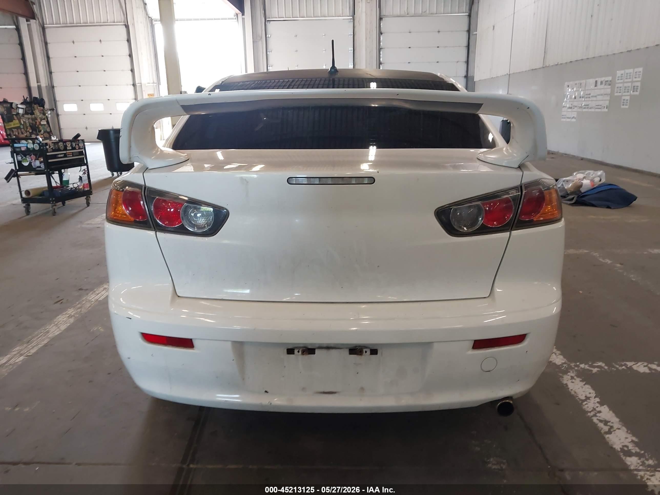 2013 Mitsubishi Lancer Es White vin: JA32U2FU5DU001094