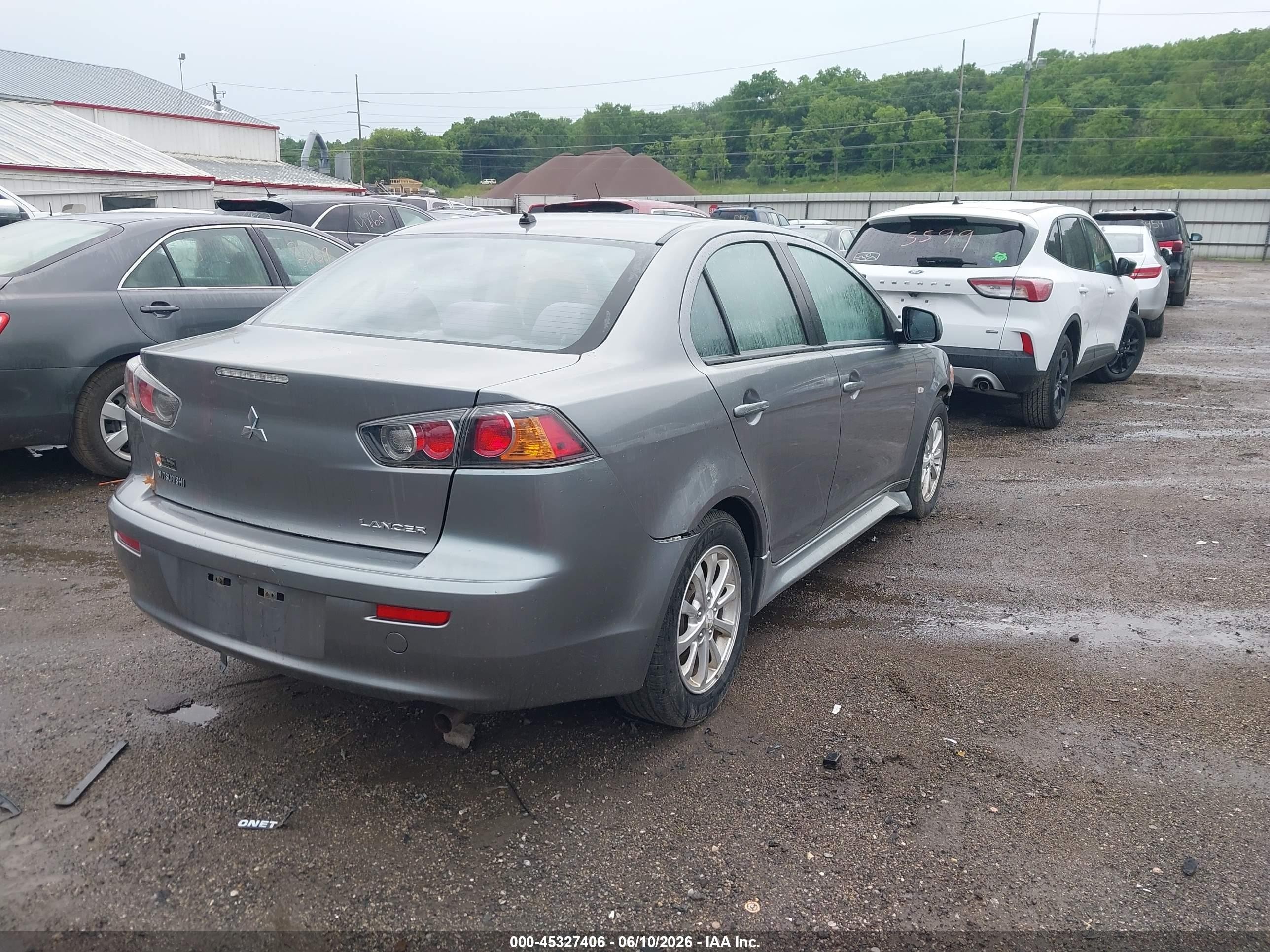 2013 Mitsubishi Lancer Es Серый vin: JA32U2FU5DU014248