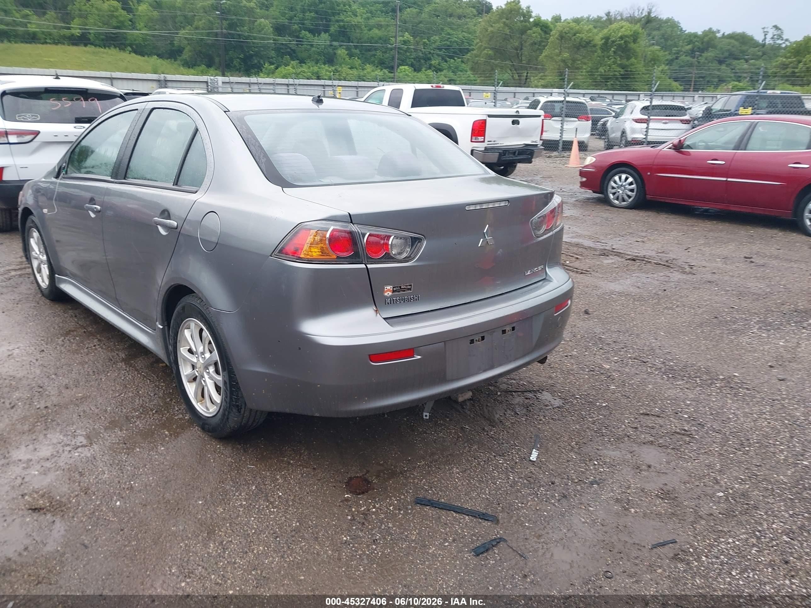 2013 Mitsubishi Lancer Es Серый vin: JA32U2FU5DU014248