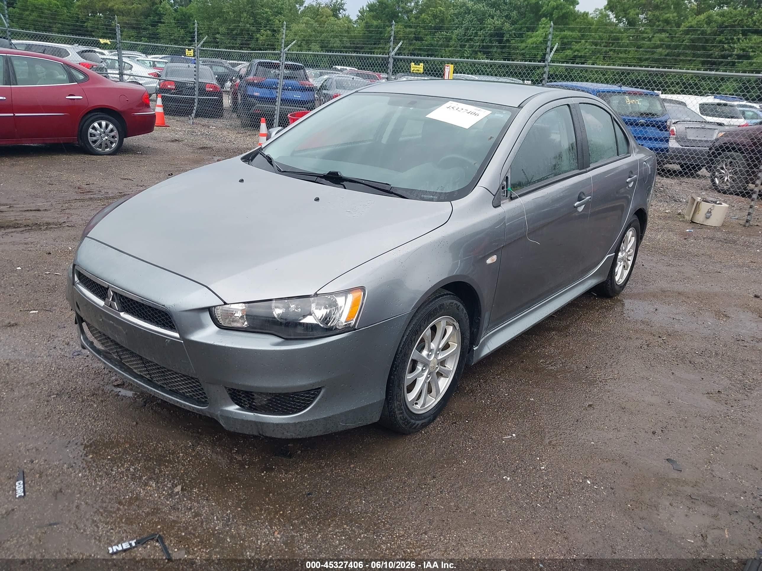 2013 Mitsubishi Lancer Es Серый vin: JA32U2FU5DU014248