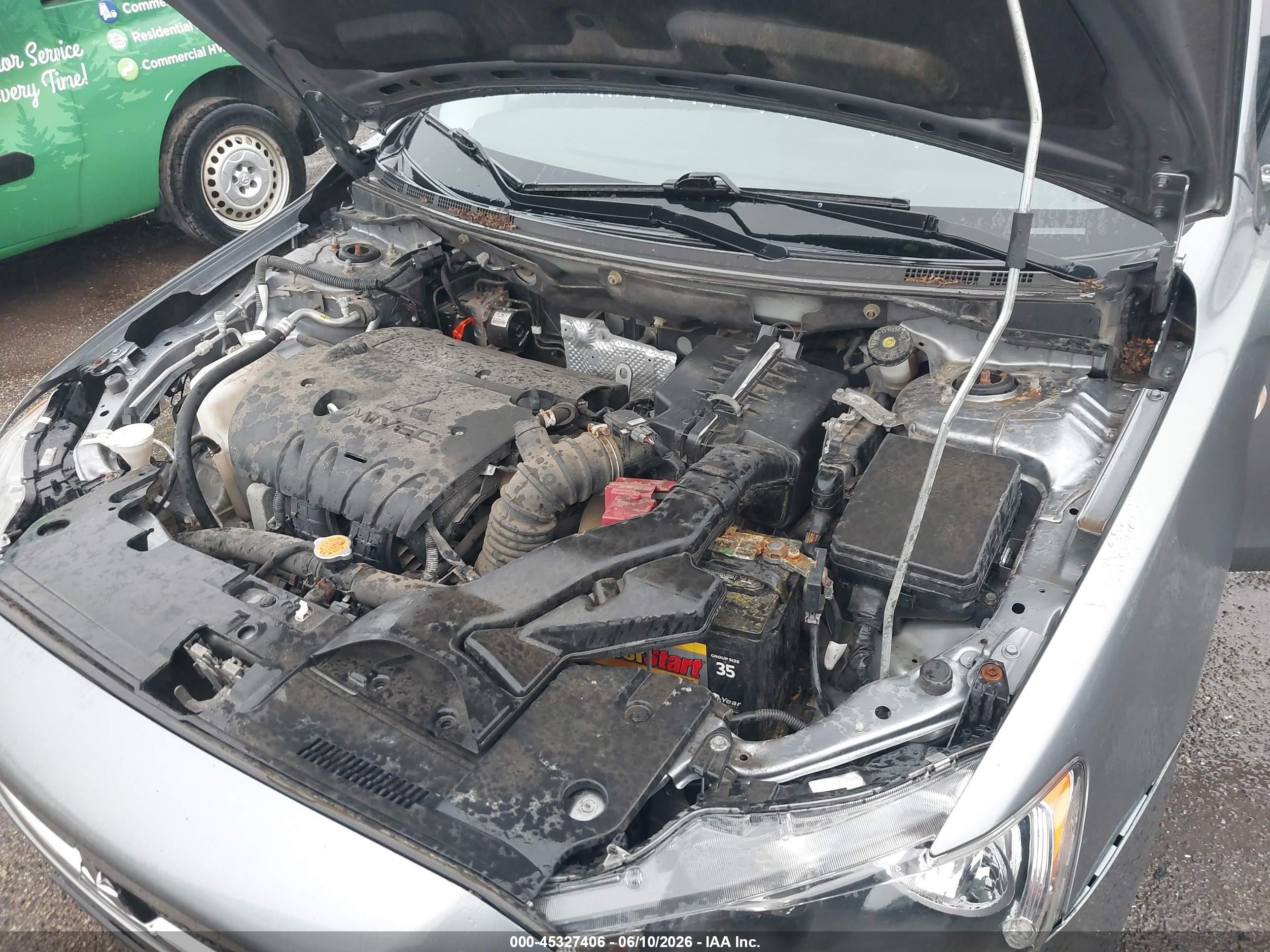 2013 Mitsubishi Lancer Es Серый vin: JA32U2FU5DU014248