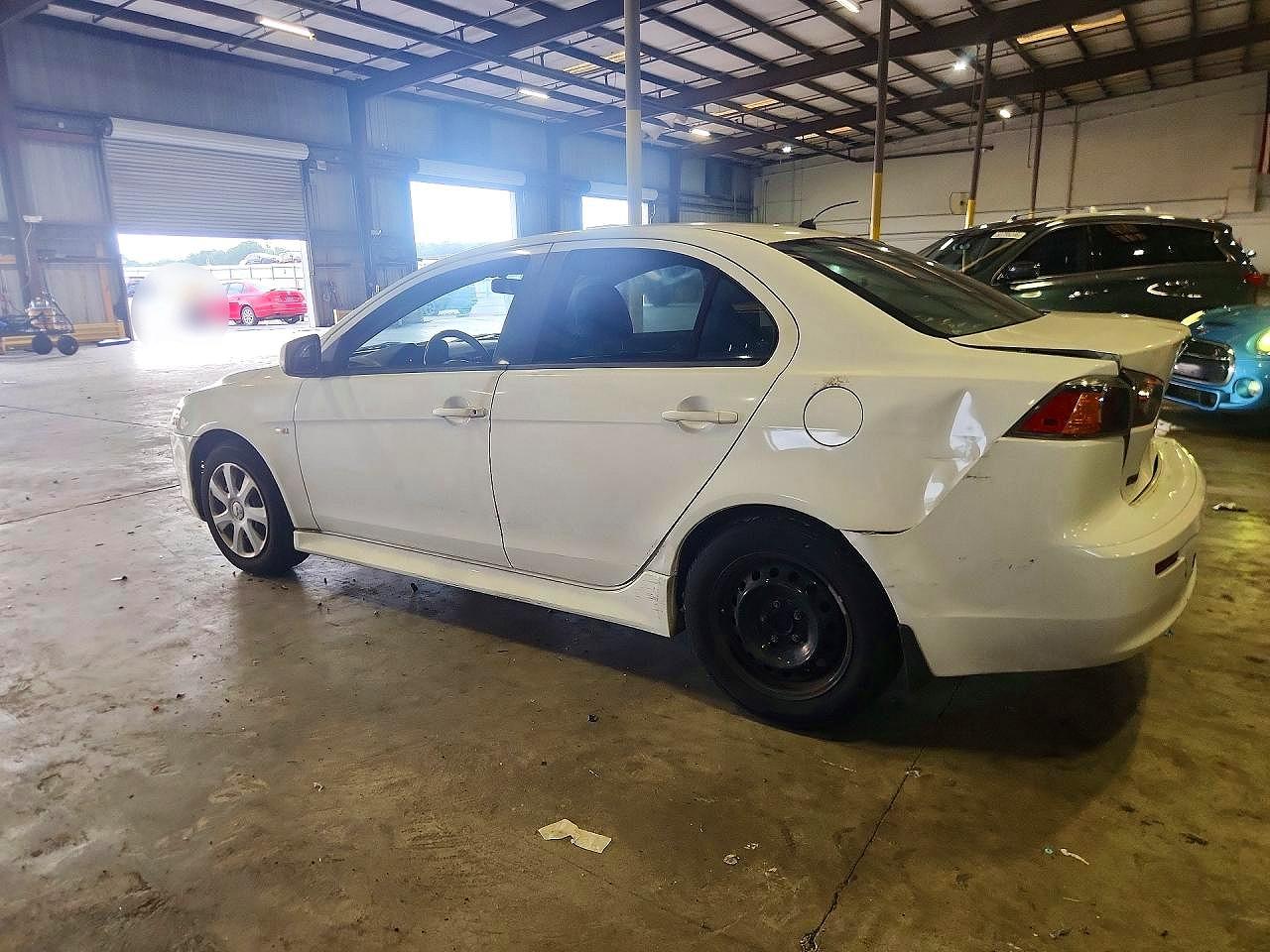 2013 Mitsubishi Lancer White vin: JA32U2FU5DU018154