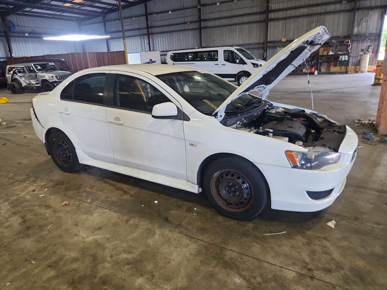 2013 Mitsubishi Lancer White vin: JA32U2FU5DU018154
