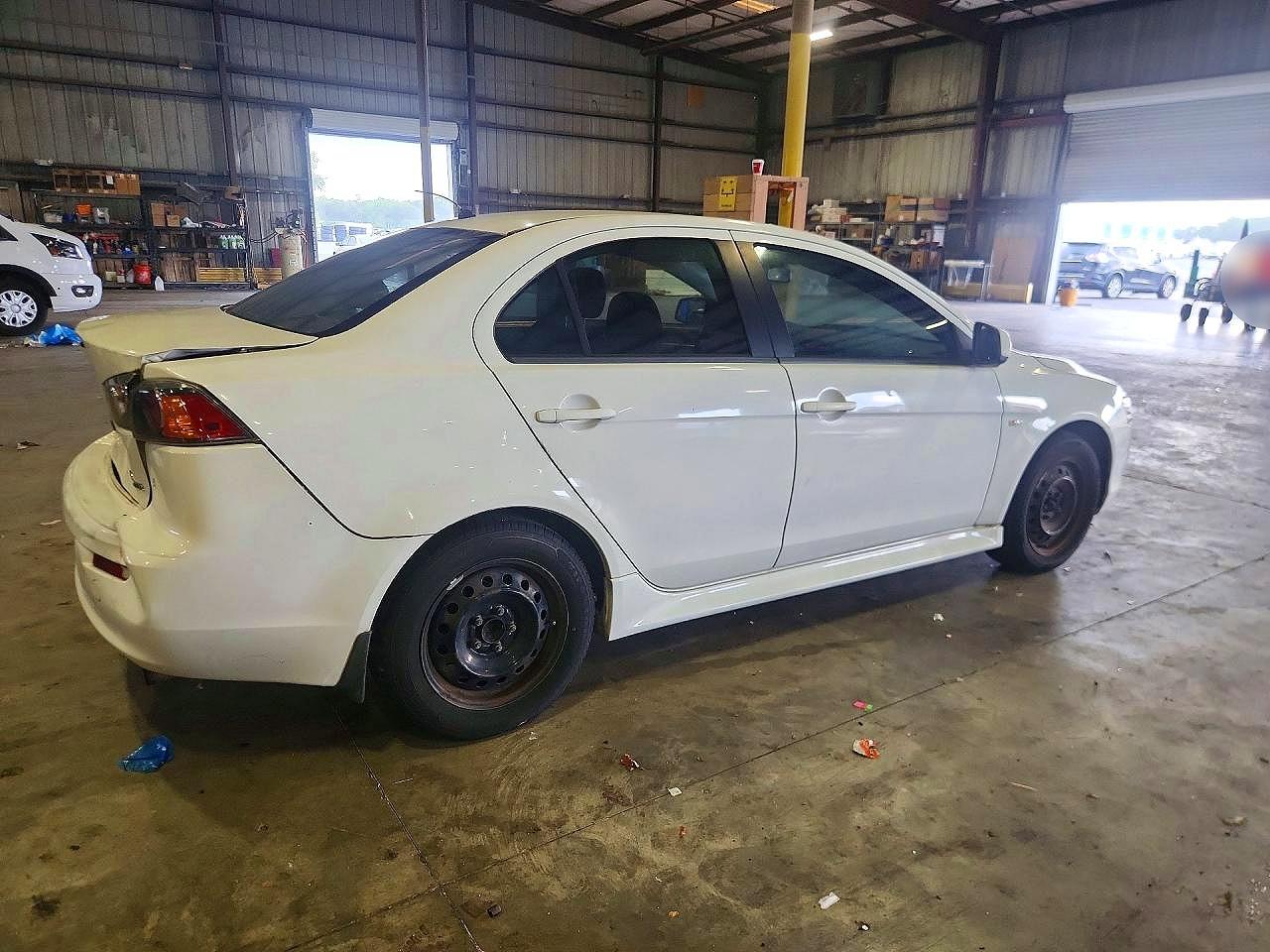 2013 Mitsubishi Lancer White vin: JA32U2FU5DU018154