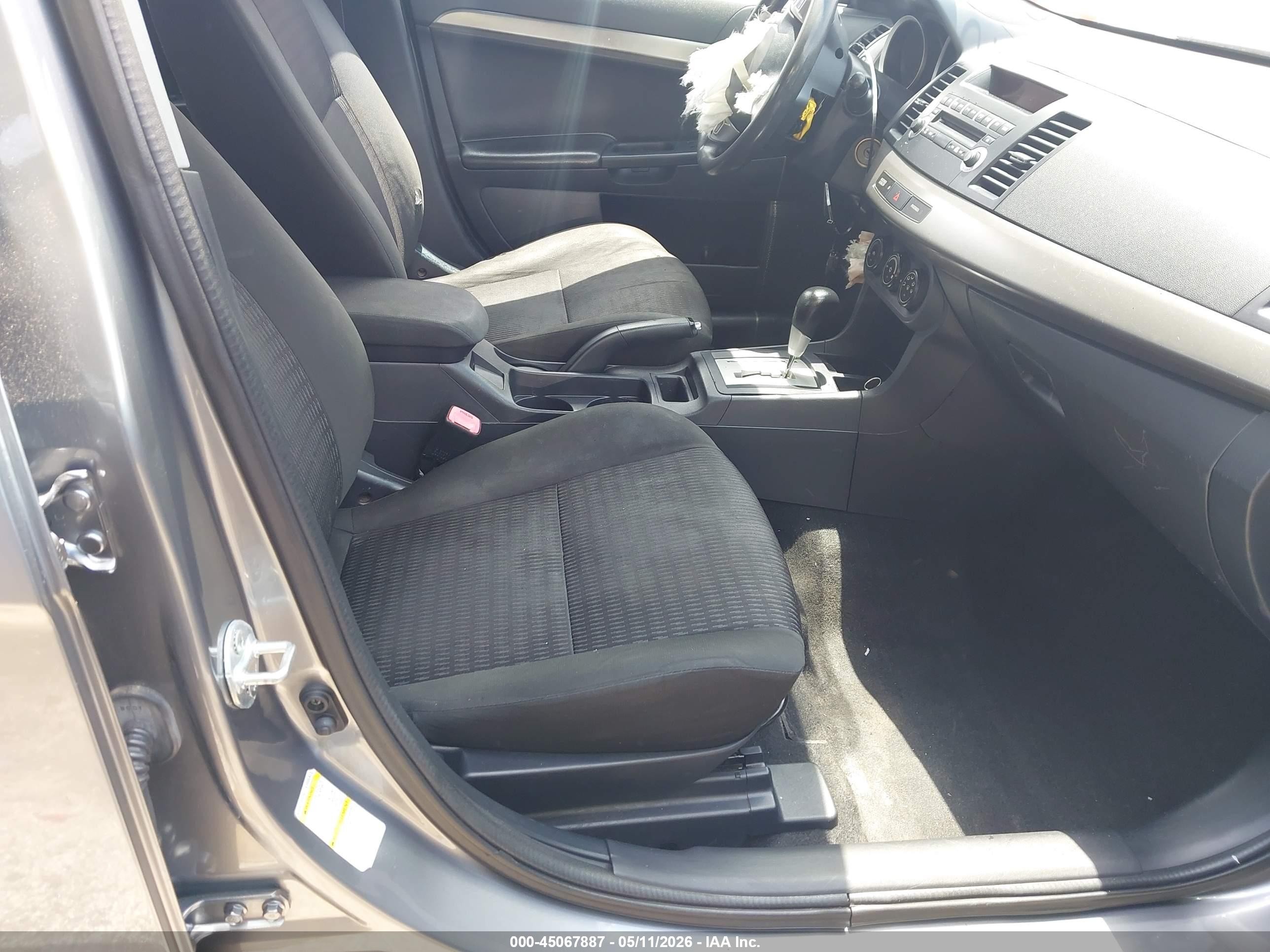 2013 Mitsubishi Lancer Es Gray vin: JA32U2FU5DU020048