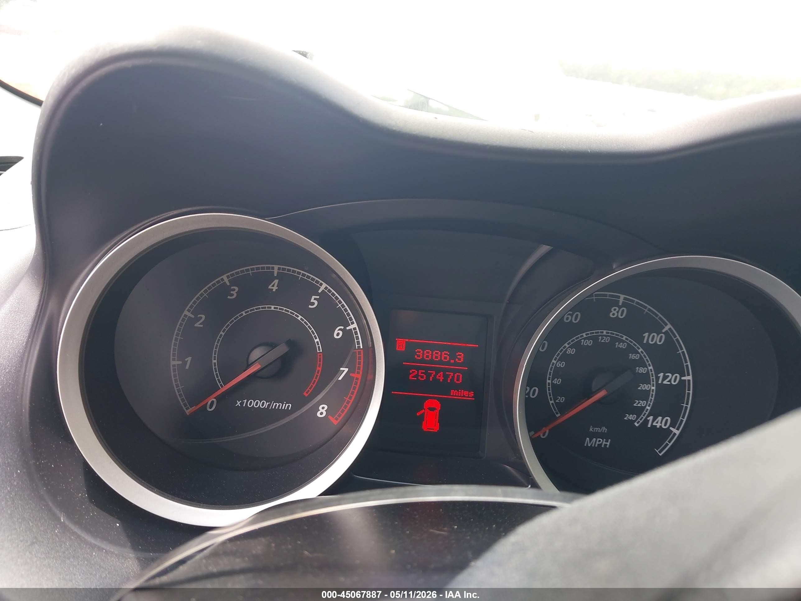 2013 Mitsubishi Lancer Es Gray vin: JA32U2FU5DU020048