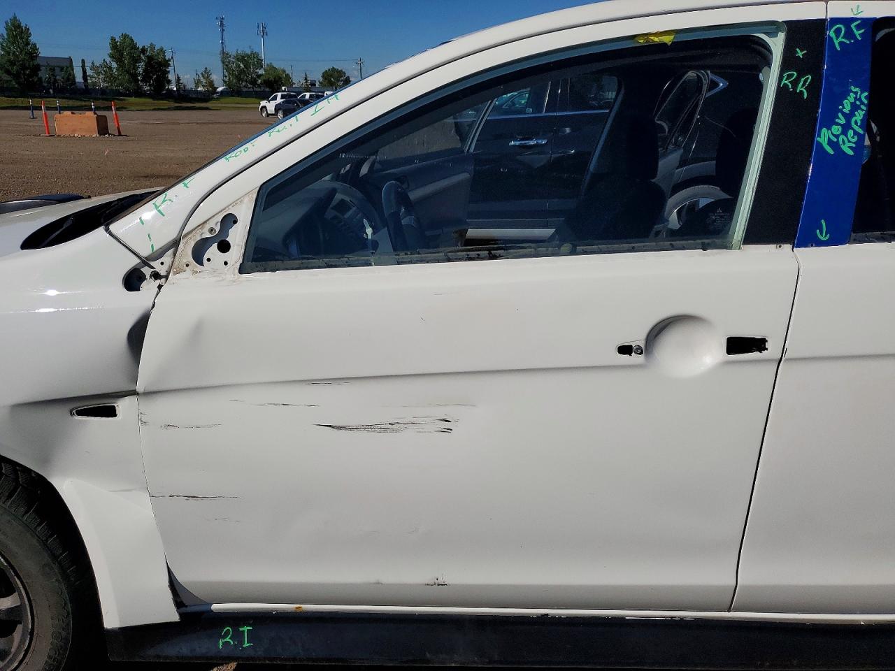 2013 Mitsubishi Lancer Es White vin: JA32U2FU5DU604420