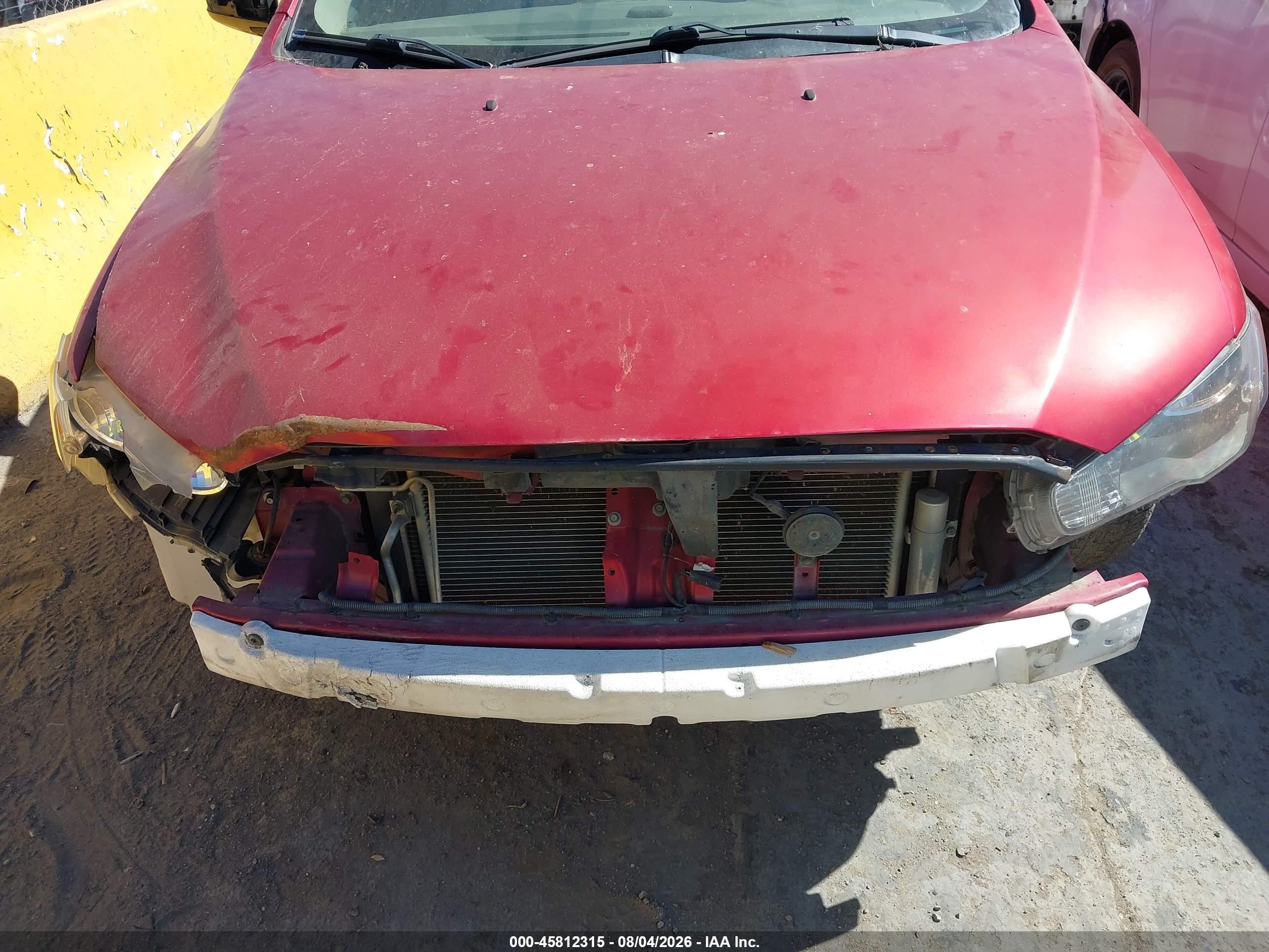 2014 Mitsubishi Lancer Es Red vin: JA32U2FU5EU001792
