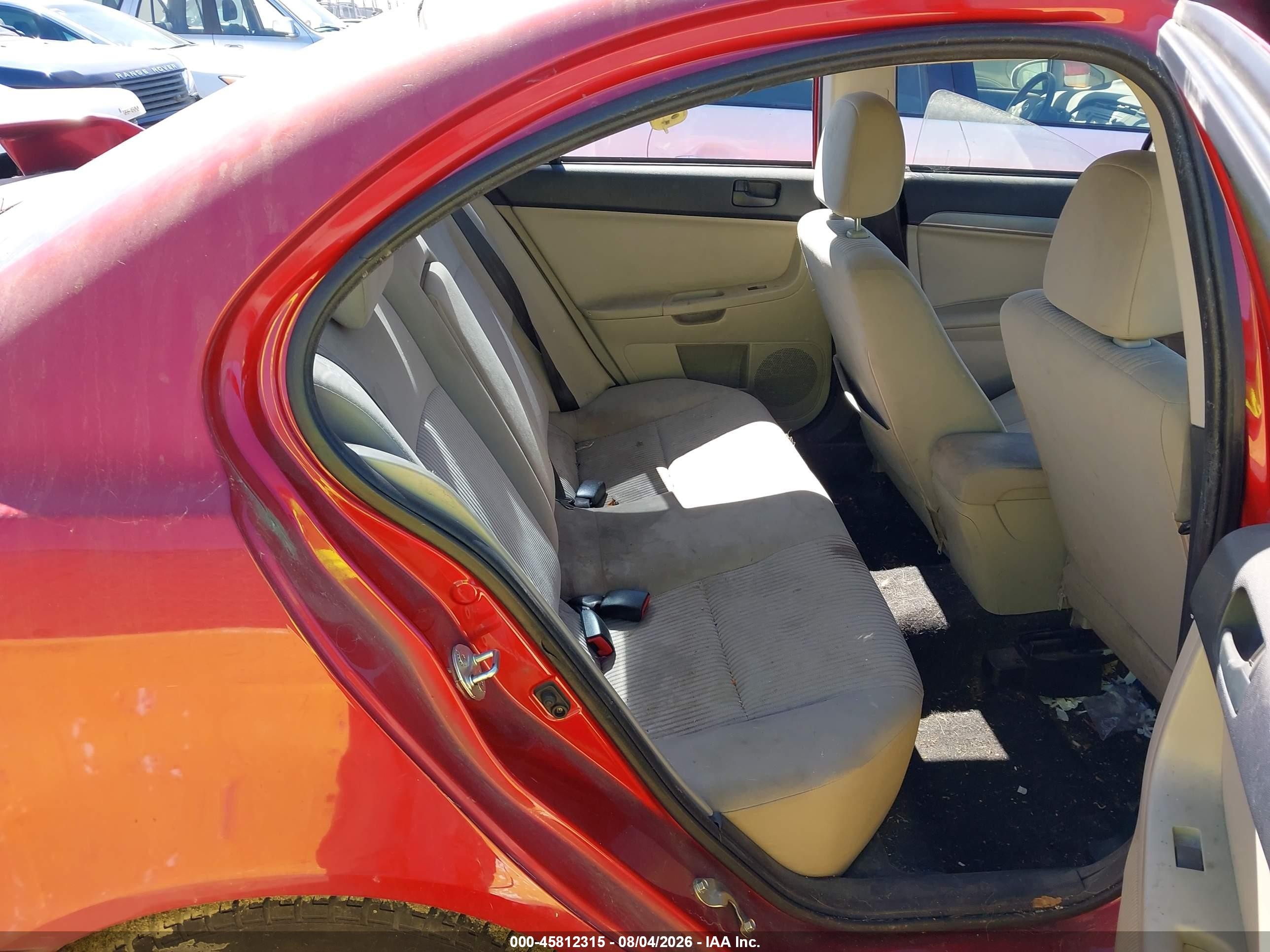 2014 Mitsubishi Lancer Es Red vin: JA32U2FU5EU001792