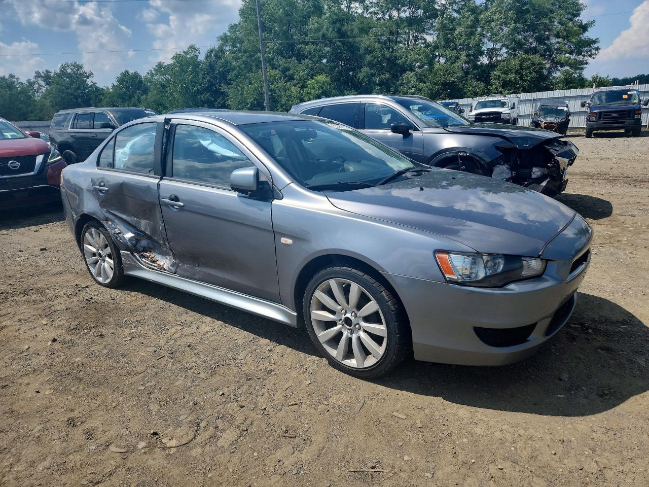 2014 Mitsubishi Lancer Es Silver vin: JA32U2FU5EU002618