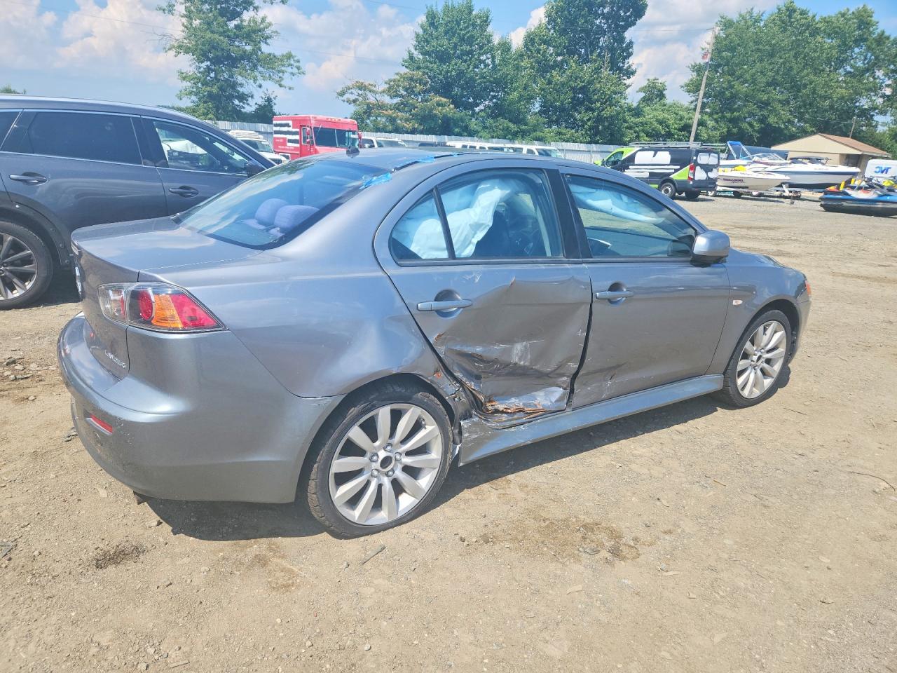 2014 Mitsubishi Lancer Es Silver vin: JA32U2FU5EU002618
