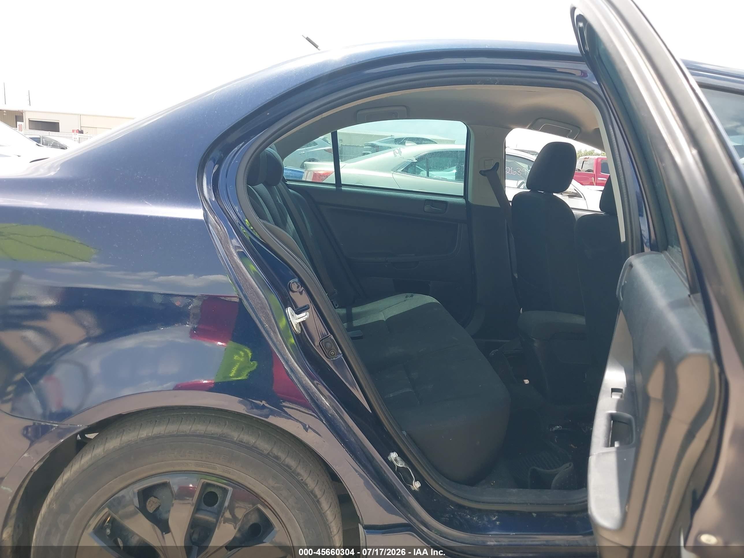 2014 Mitsubishi Lancer Es Blue vin: JA32U2FU5EU020827