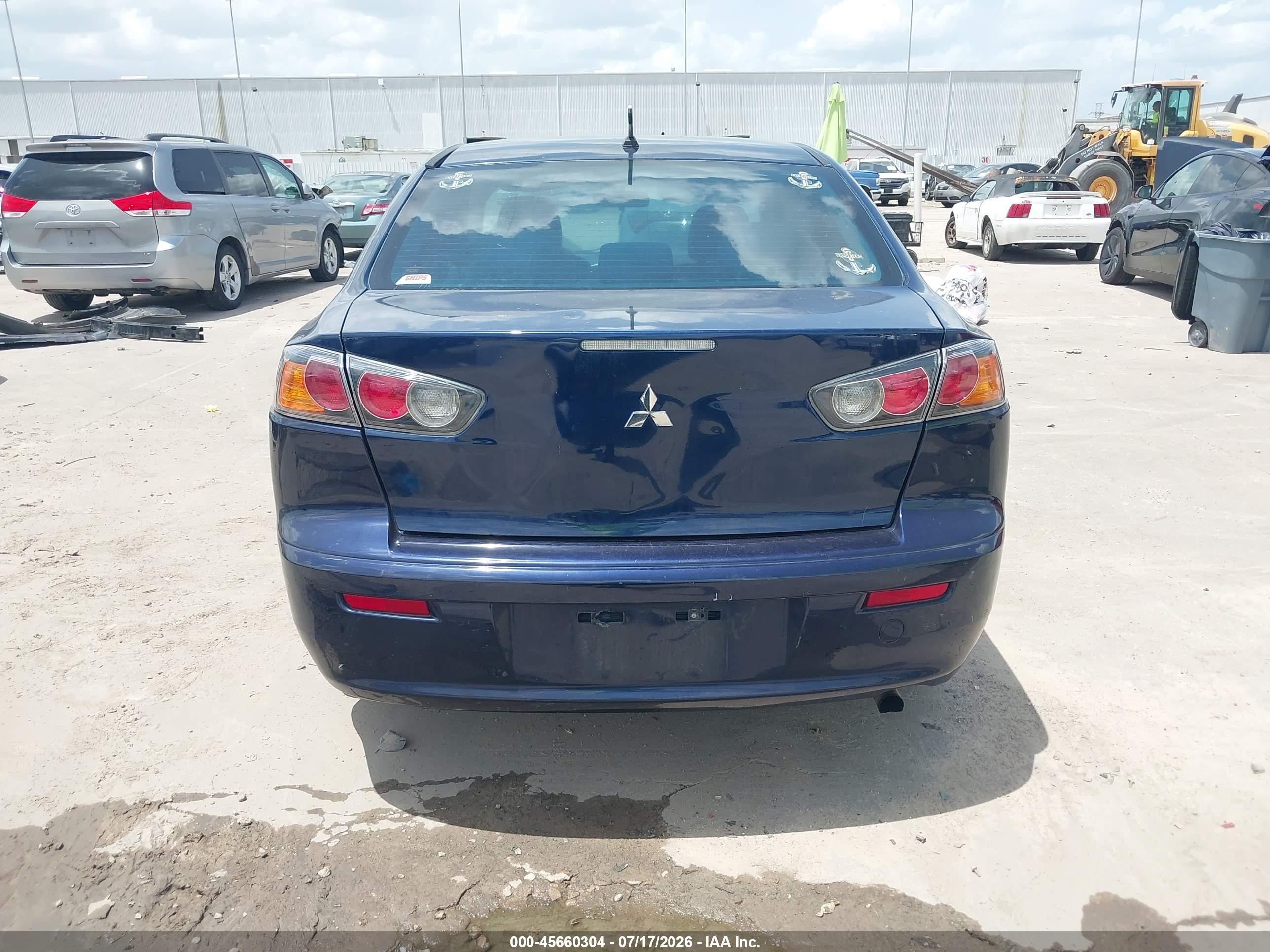2014 Mitsubishi Lancer Es Blue vin: JA32U2FU5EU020827