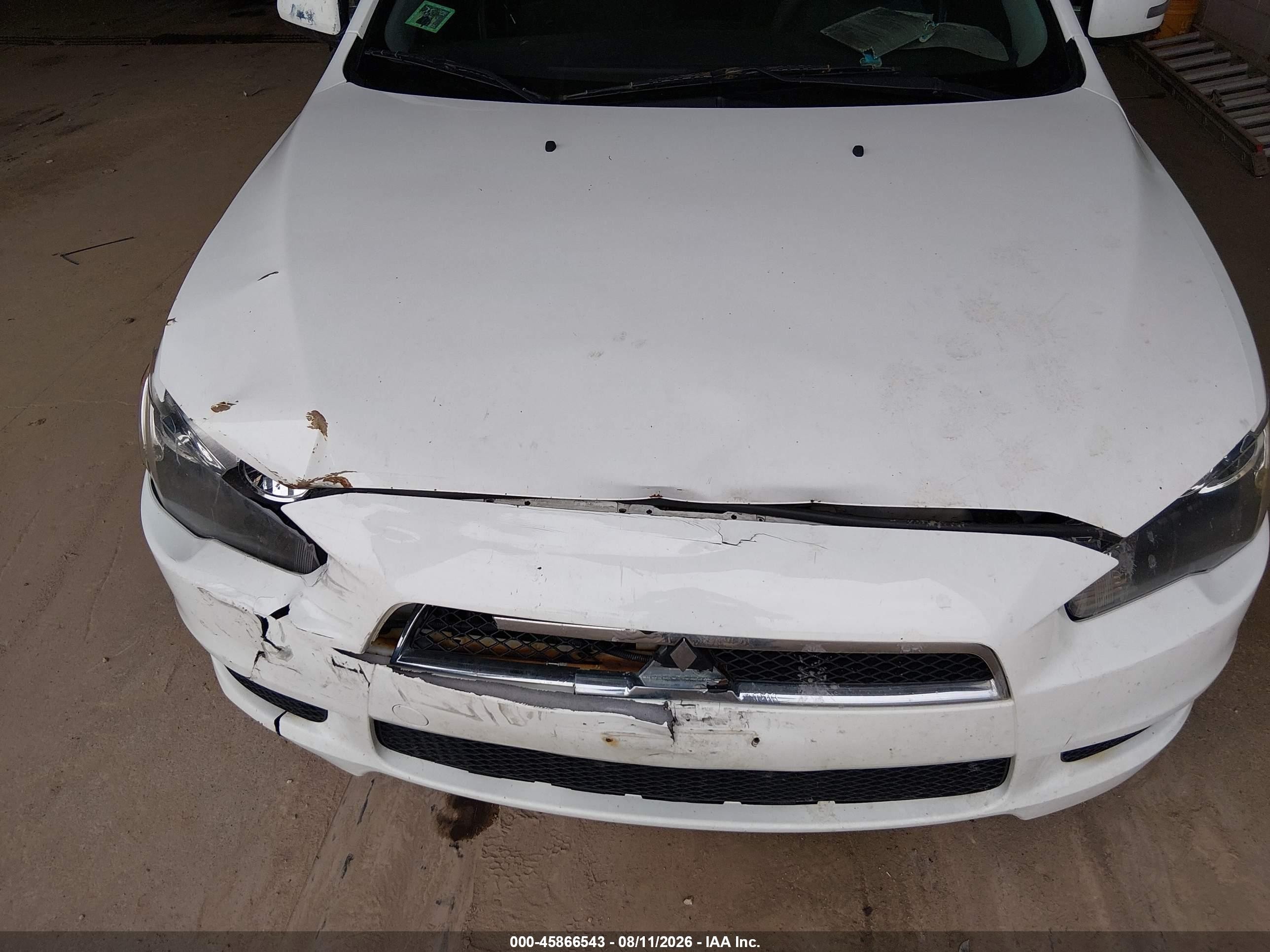 2015 Mitsubishi Lancer Es White vin: JA32U2FU5FU007335