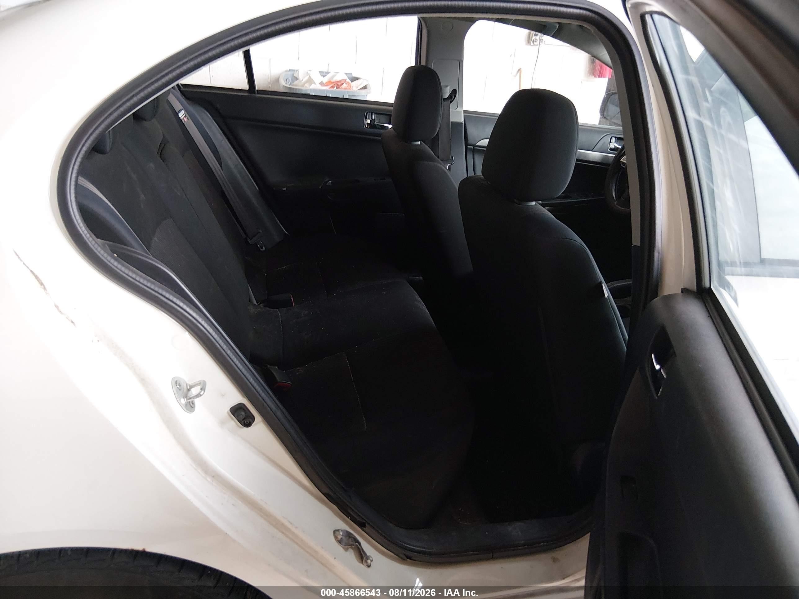 2015 Mitsubishi Lancer Es White vin: JA32U2FU5FU007335