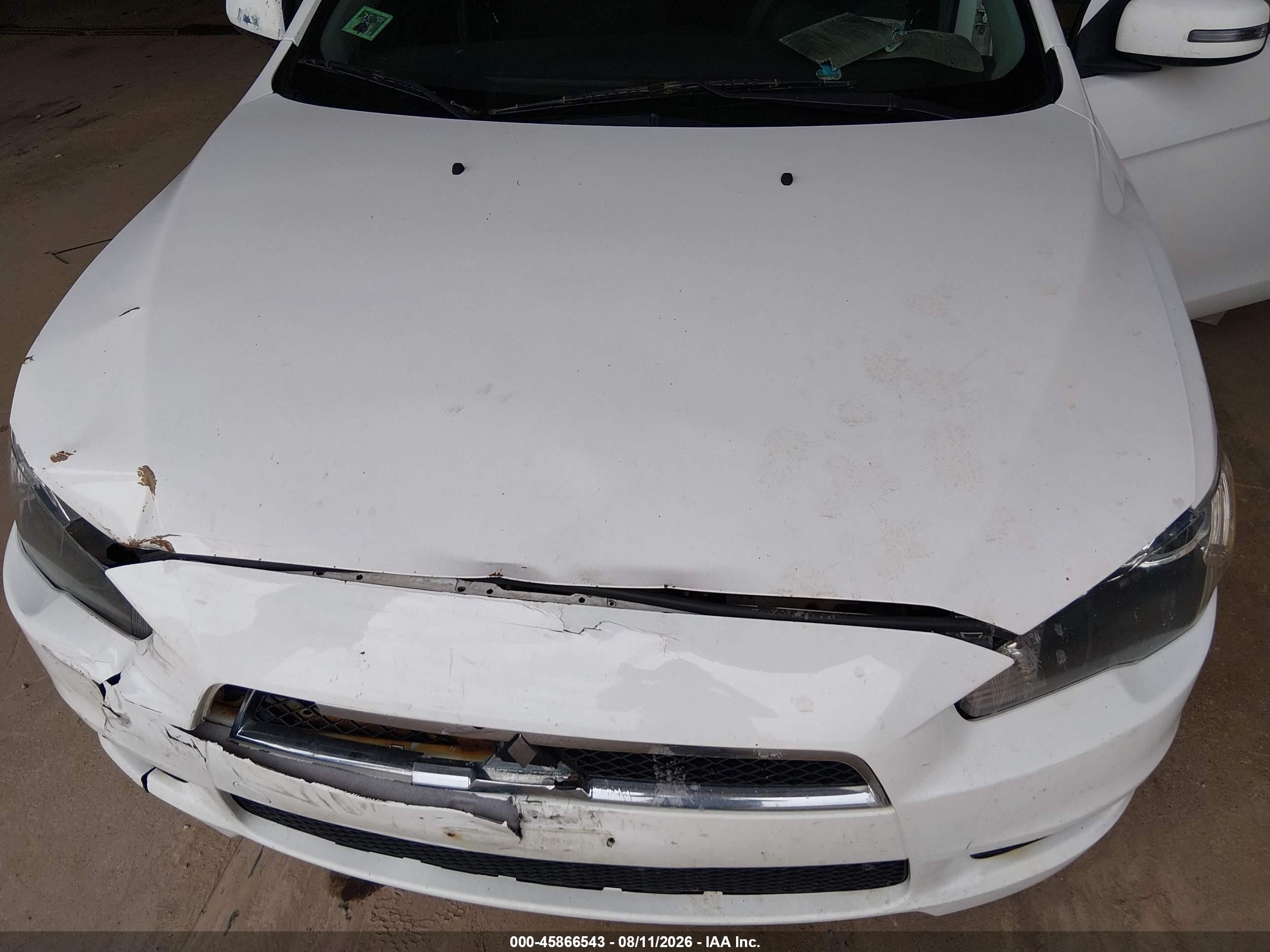2015 Mitsubishi Lancer Es White vin: JA32U2FU5FU007335