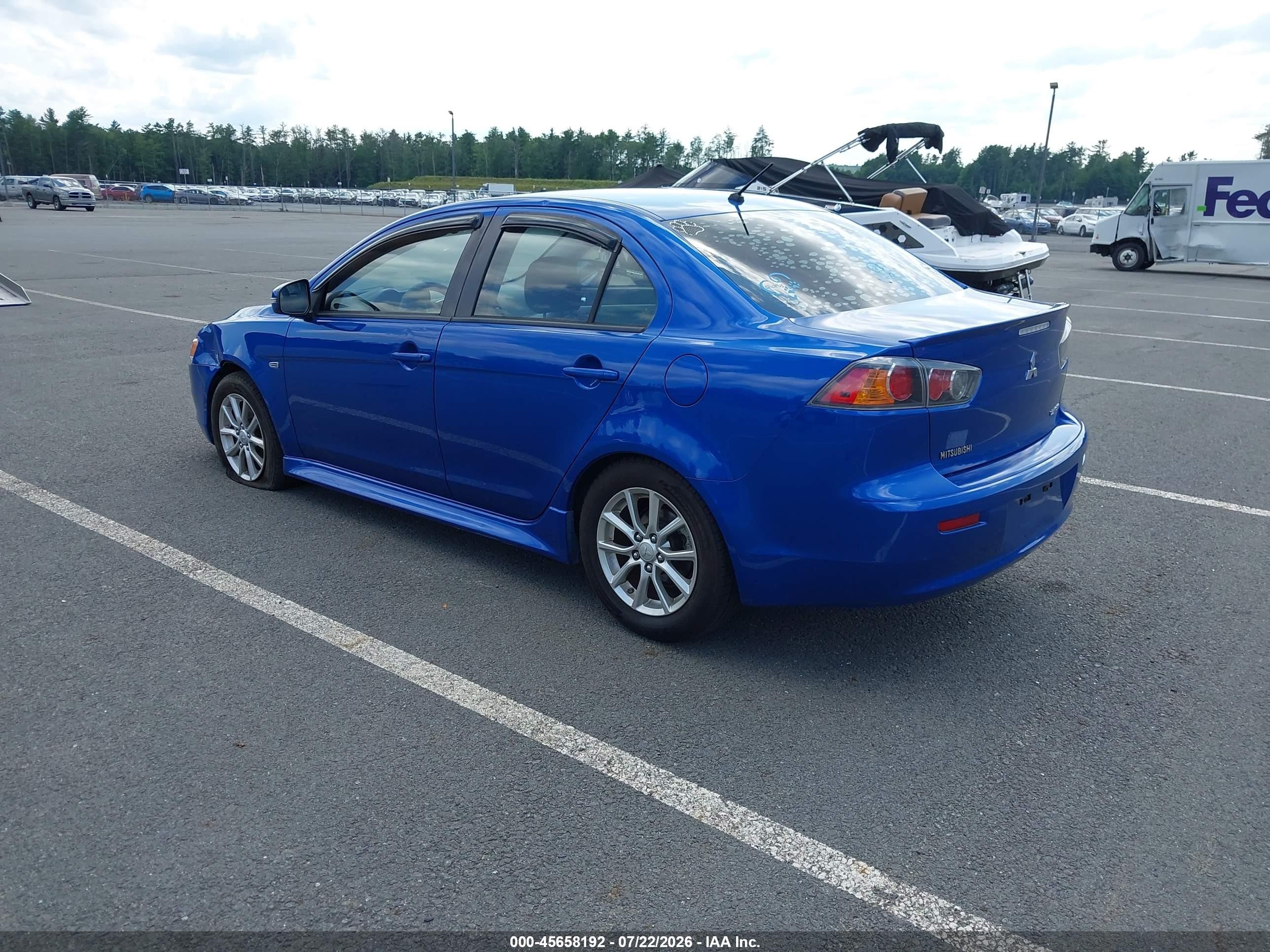 2015 Mitsubishi Lancer Es Blue vin: JA32U2FU5FU010249