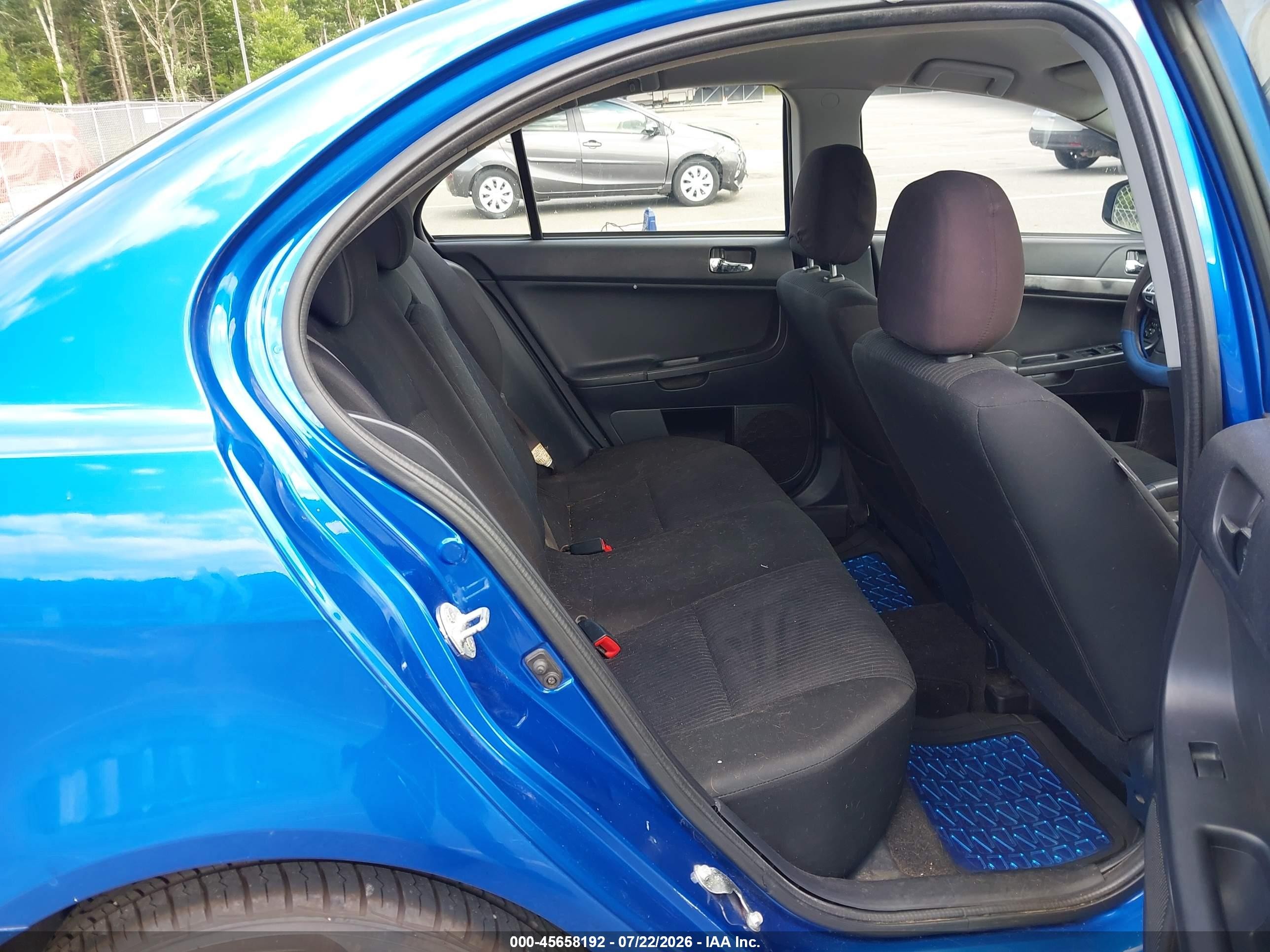 2015 Mitsubishi Lancer Es Blue vin: JA32U2FU5FU010249