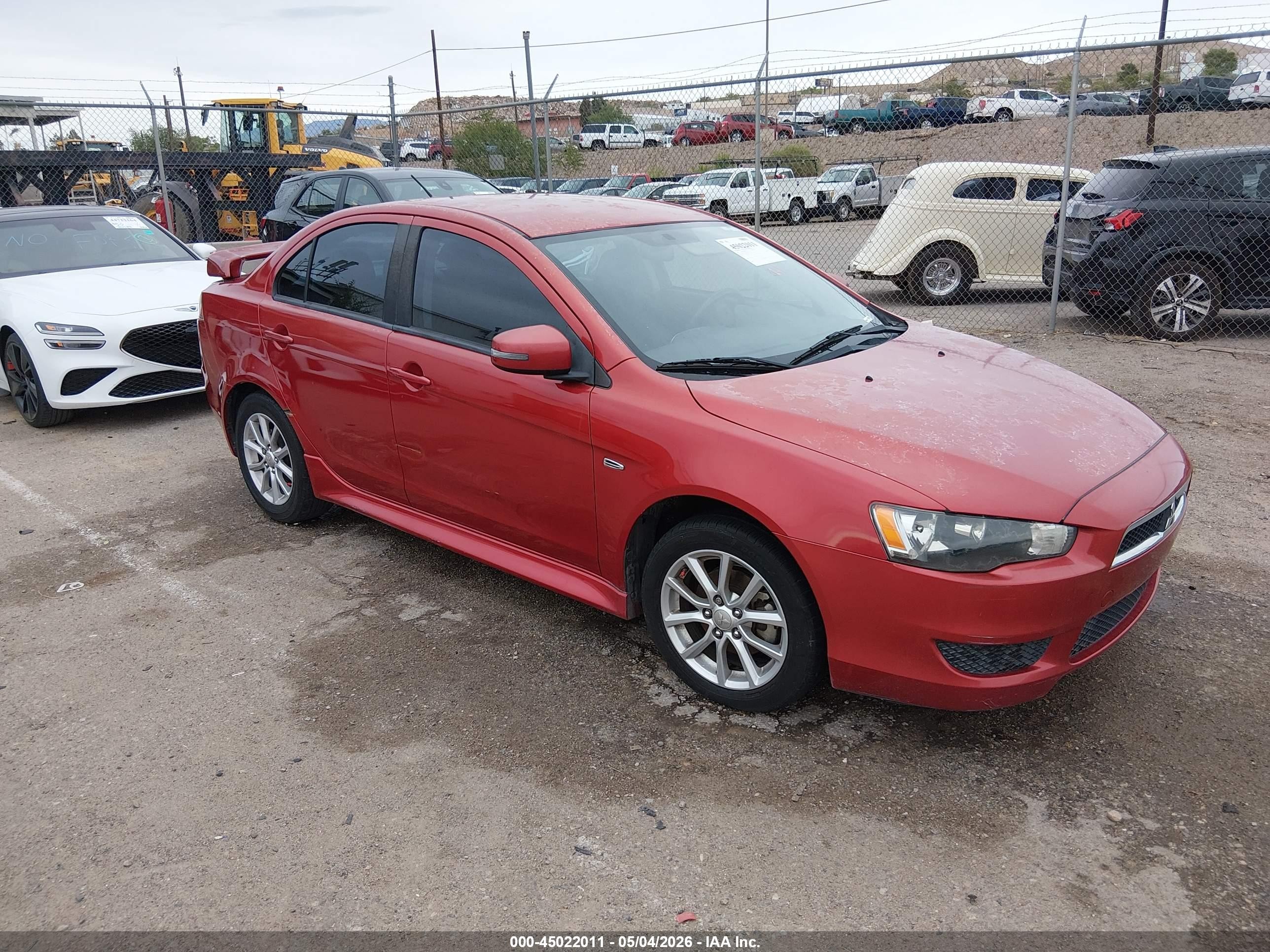 2015 Mitsubishi Lancer Es Red vin: JA32U2FU5FU020926