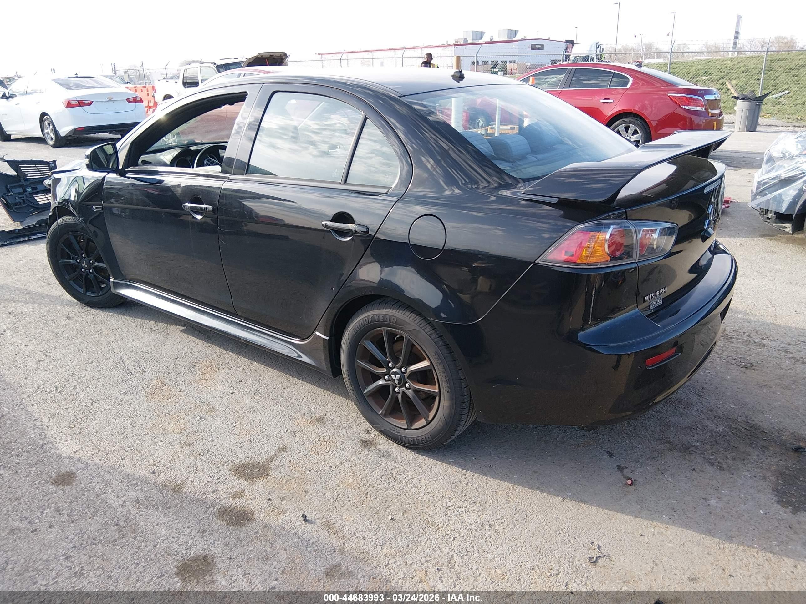 2017 Mitsubishi Lancer Le Черный vin: JA32U2FU5HU013039