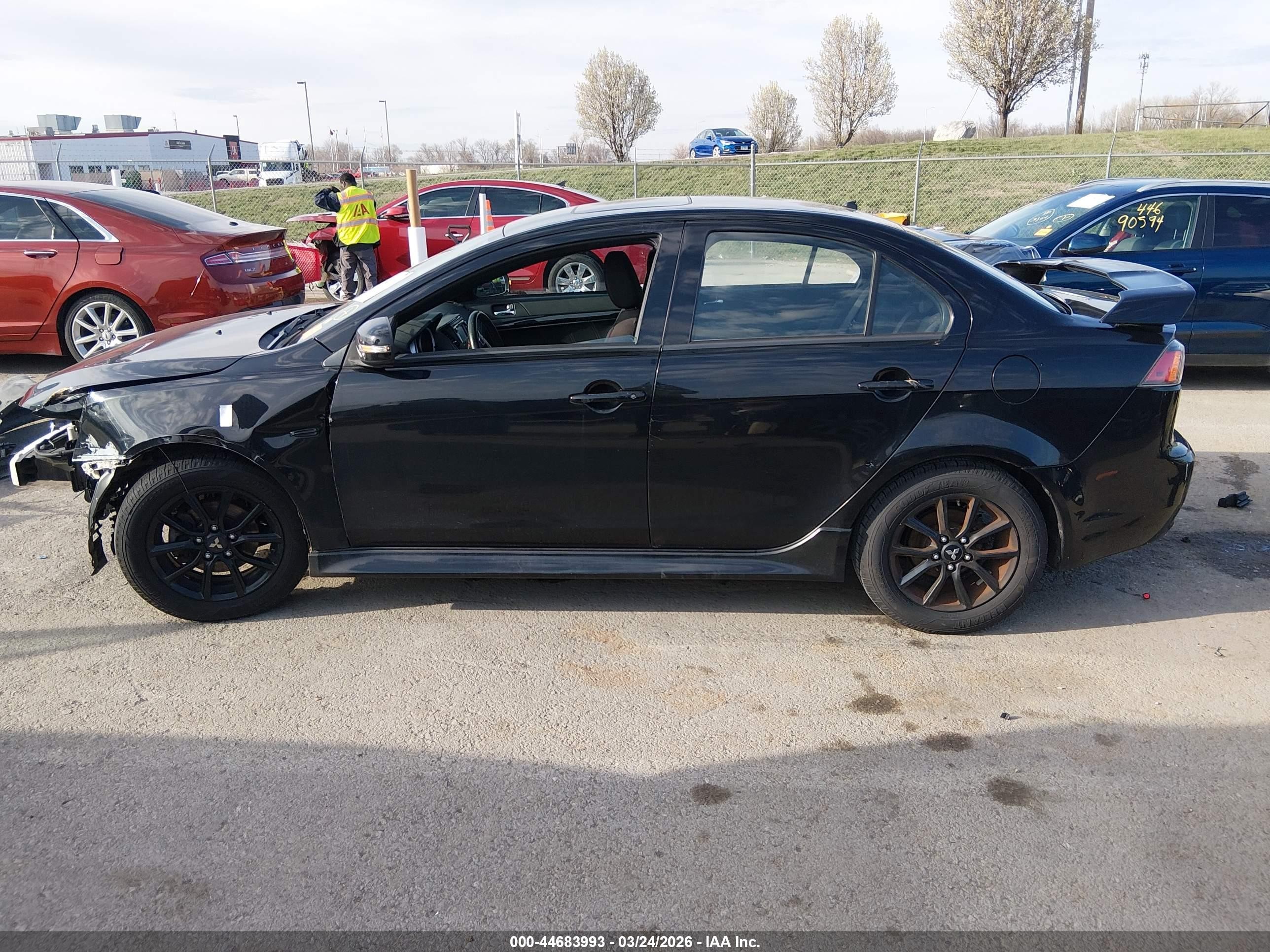 2017 Mitsubishi Lancer Le Черный vin: JA32U2FU5HU013039