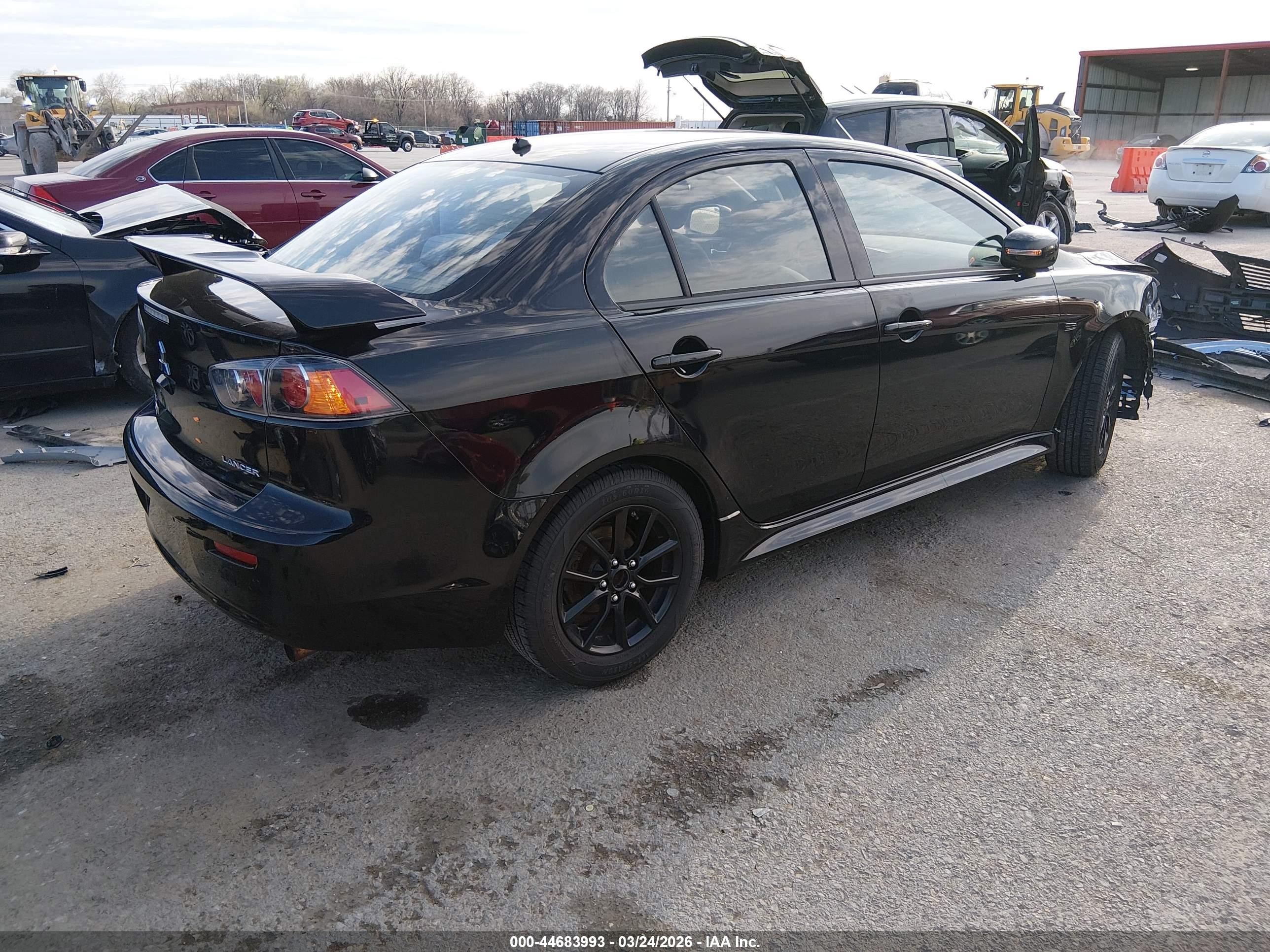 2017 Mitsubishi Lancer Le Черный vin: JA32U2FU5HU013039
