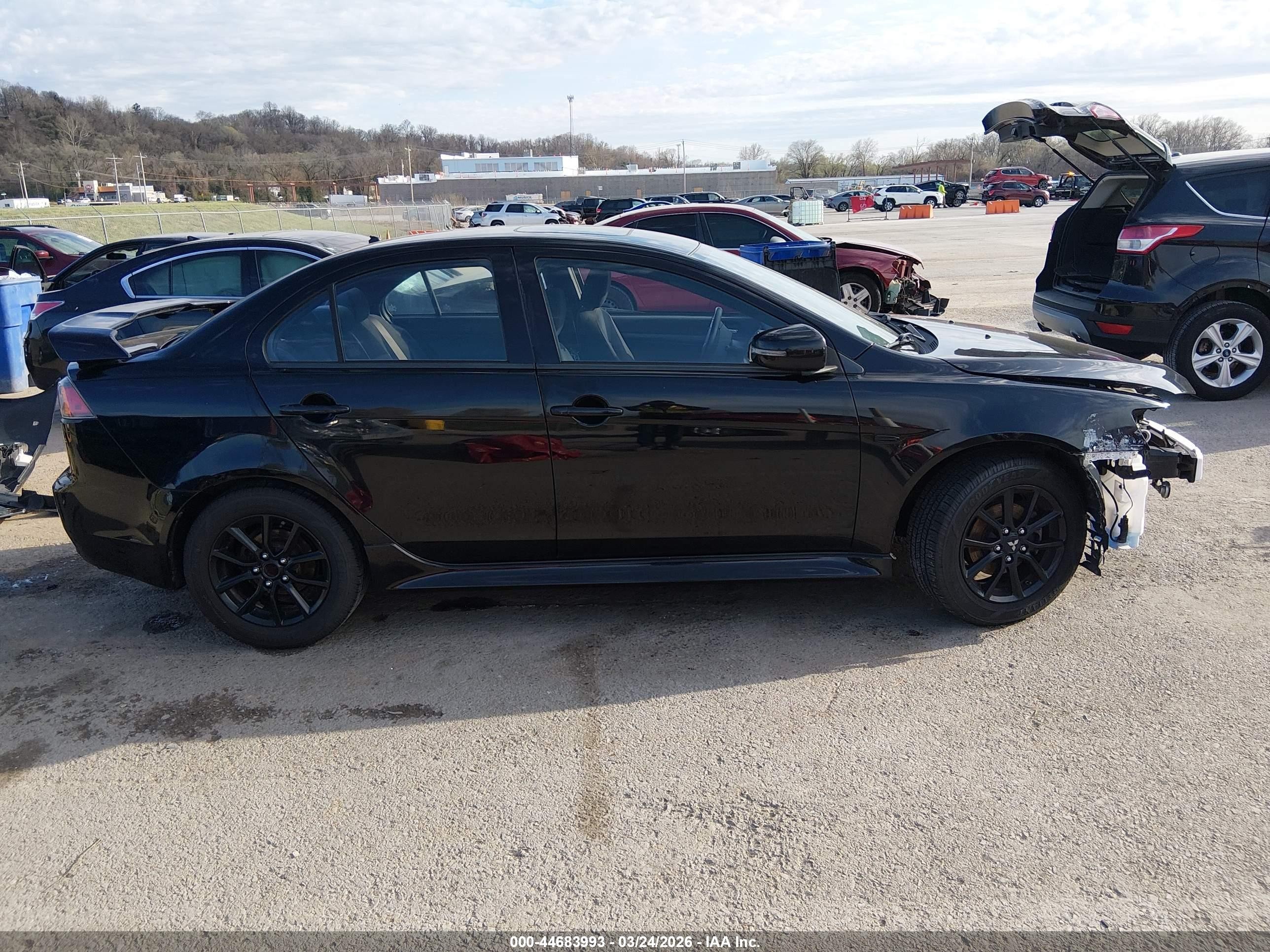 2017 Mitsubishi Lancer Le Черный vin: JA32U2FU5HU013039